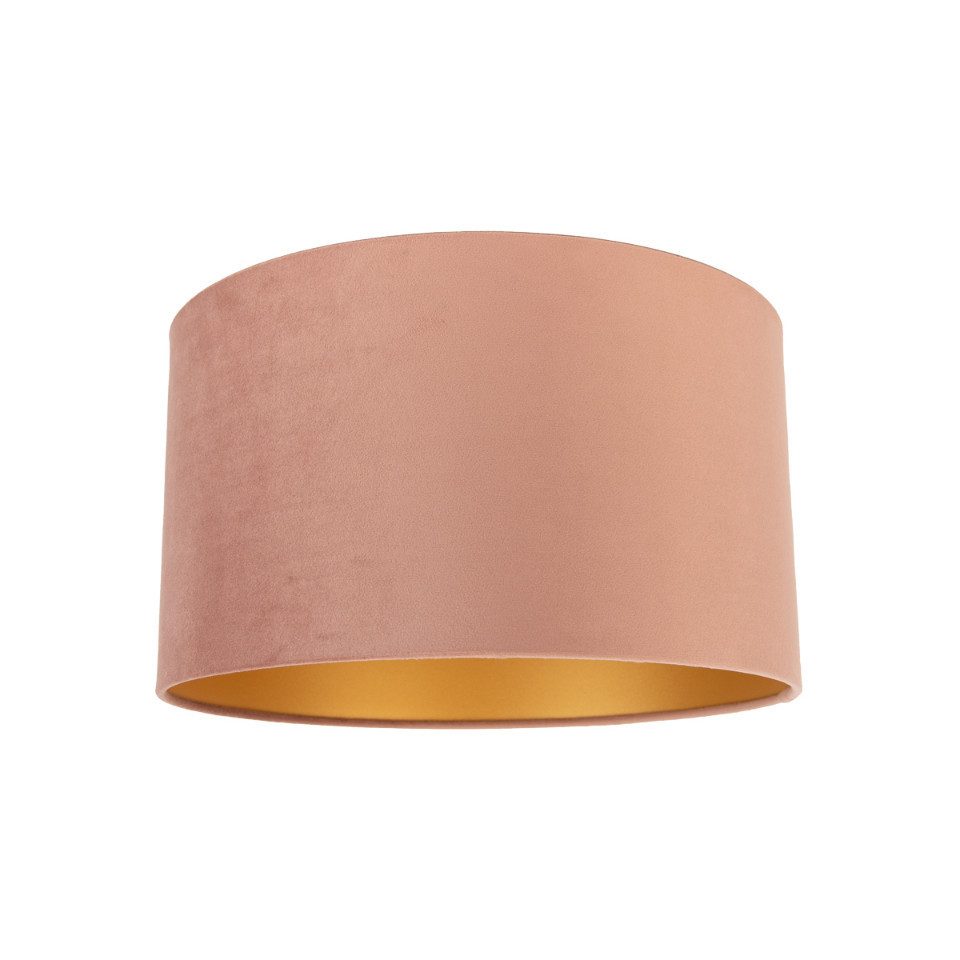 Qazqa Lampenschirm Cilinder velours