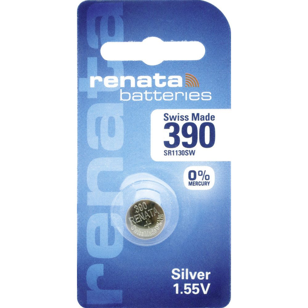 Renata Renata Knopfzelle 390 1.55 V 1 St. 60 mAh Silberoxid Knopfzelle