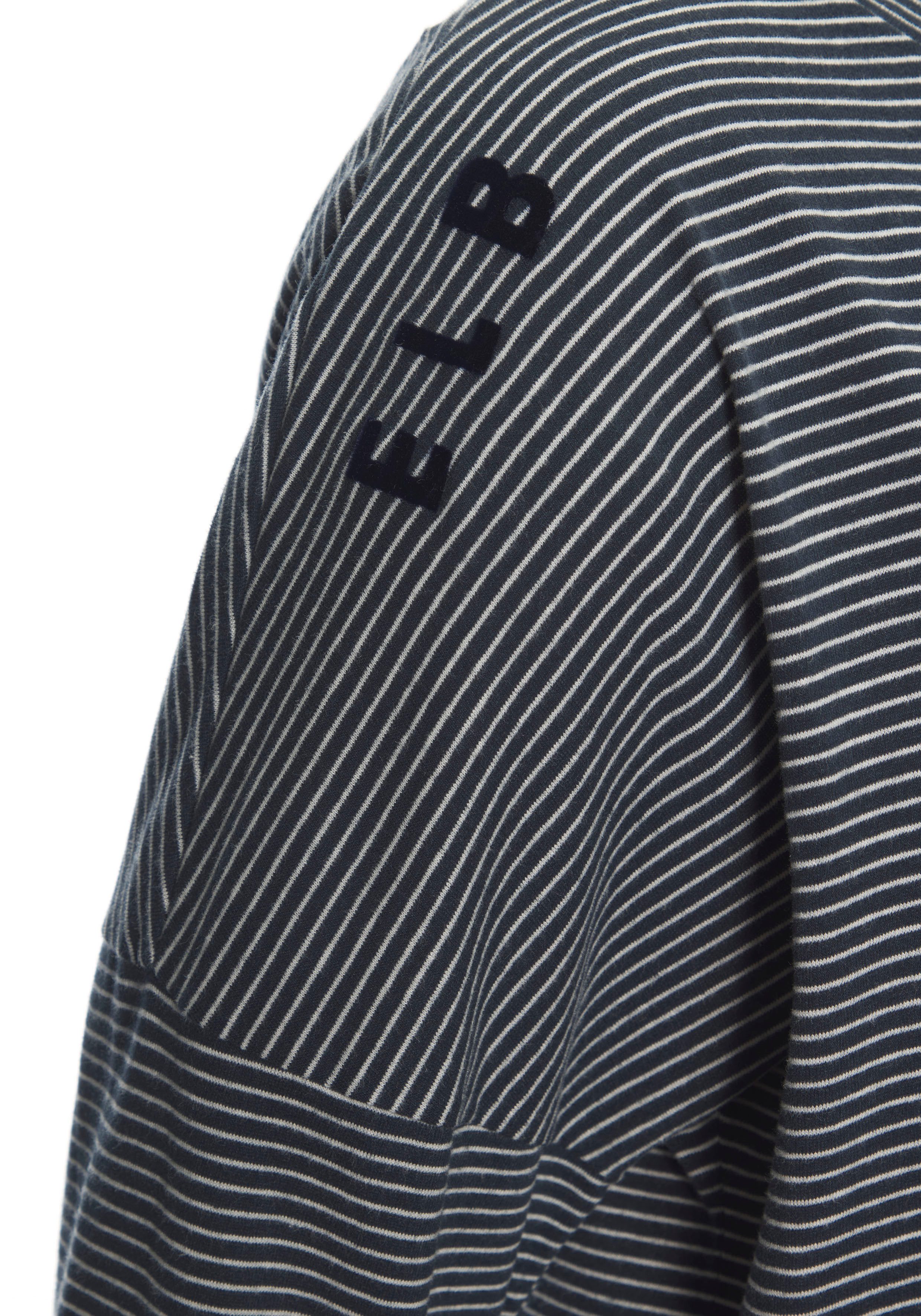 Elbsand 3/4-Arm-Shirt Veera mit Logoprint und überschnittenen Schultern, lässiges Shirt – Bild 5 von 5