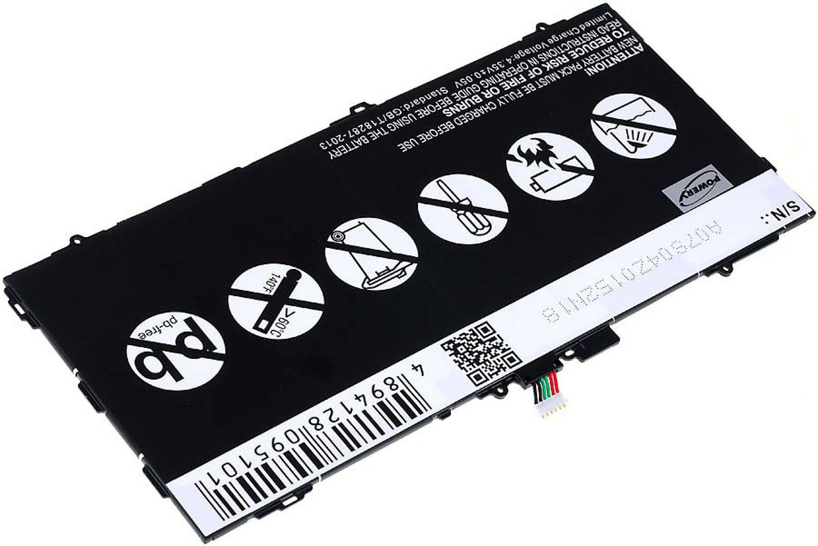 Samsung Laptop-Akku (3.8 EB-BT800FBC mAh Akku Typ für V) 7900 Powery