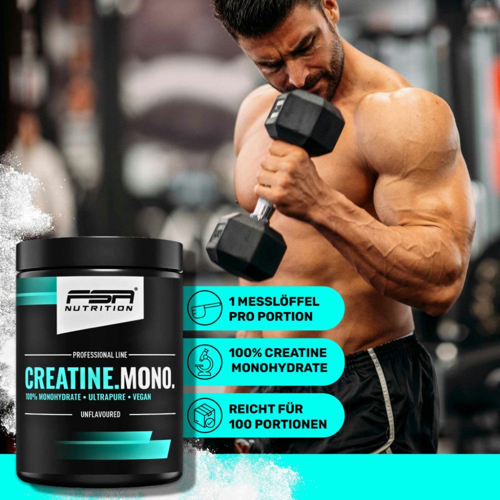 FSA NUTRITION Creatine Monohydrate Pulver, 500 g