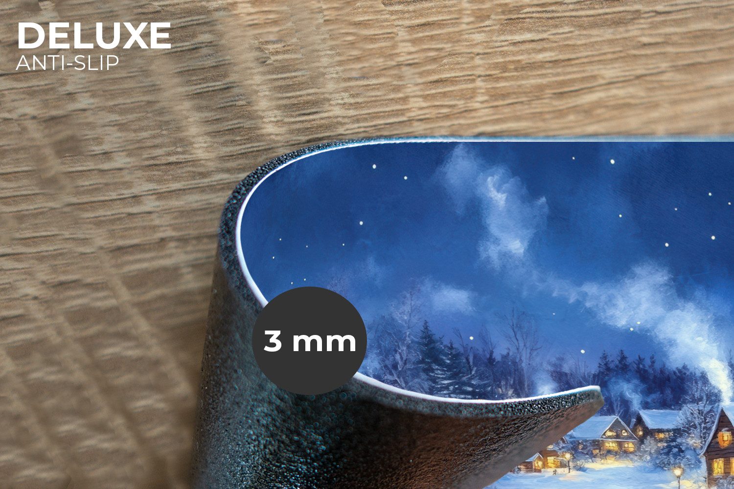 MuchoWow Platzset Winterabend - Weihnachtsdorf - günstig online kaufen