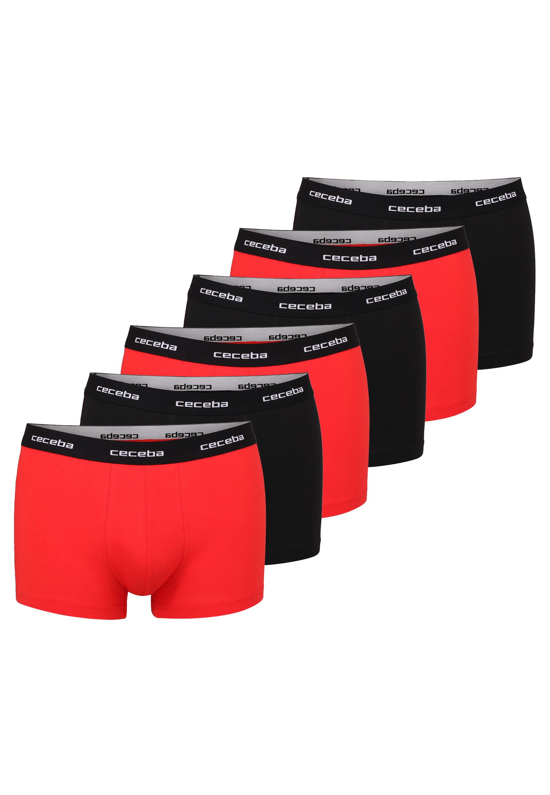 CECEBA Boxershorts CECEBA Herren Pants rot günstig online kaufen