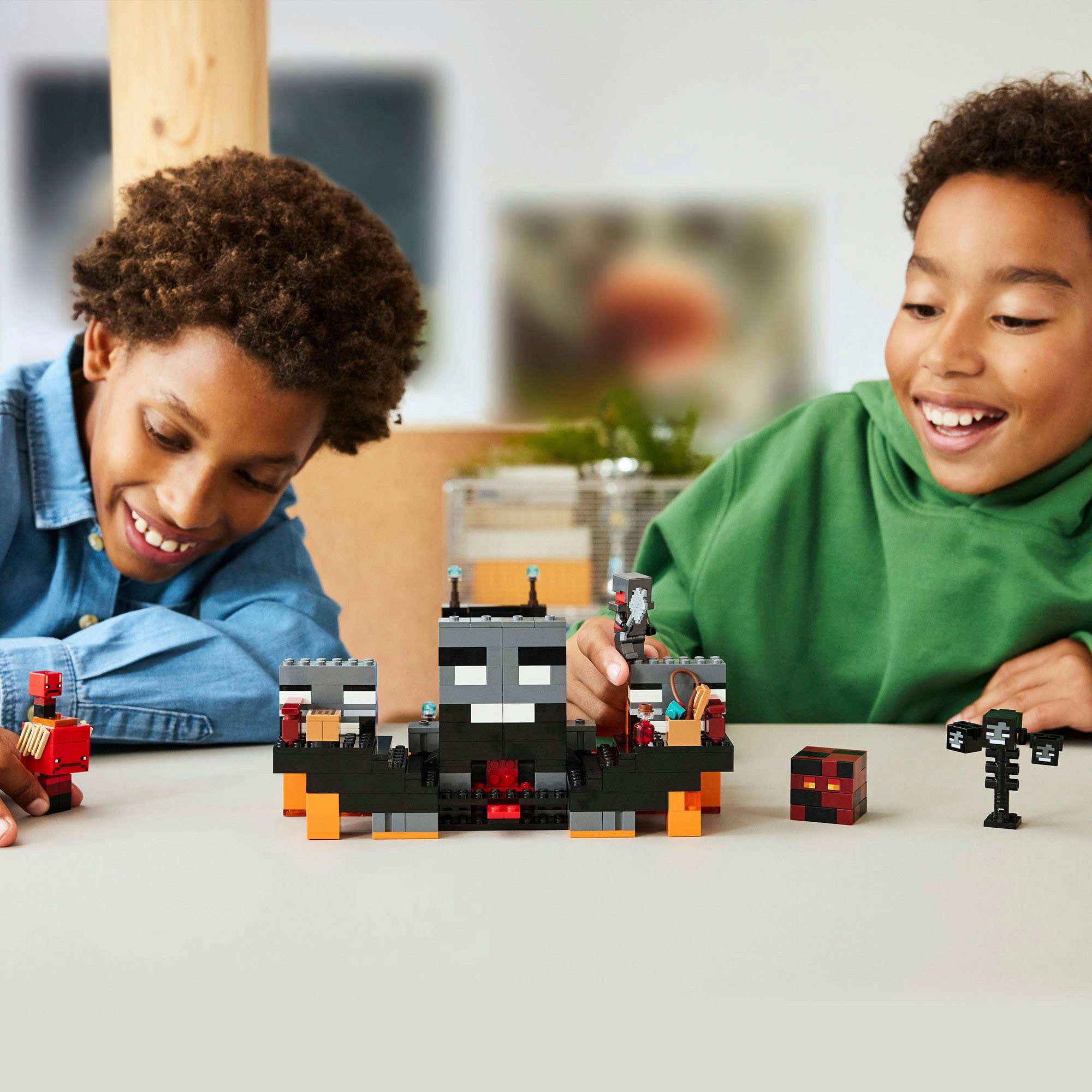 LEGO® Duell mit dem Wither (21590), LEGO Minecraft Konstruktionsspielsteine, (494 St), Made in Europe