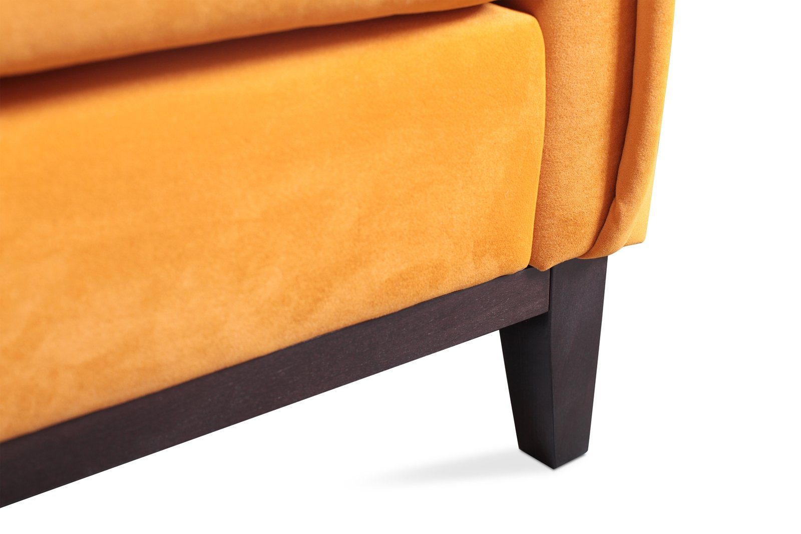 Sessel Polstergarnitur Sofa Beautysofa 3-Sizter 2-Sizter Couchgarnitur (otusso Orange 15) 321 Belweder, Möbelset, Sofa