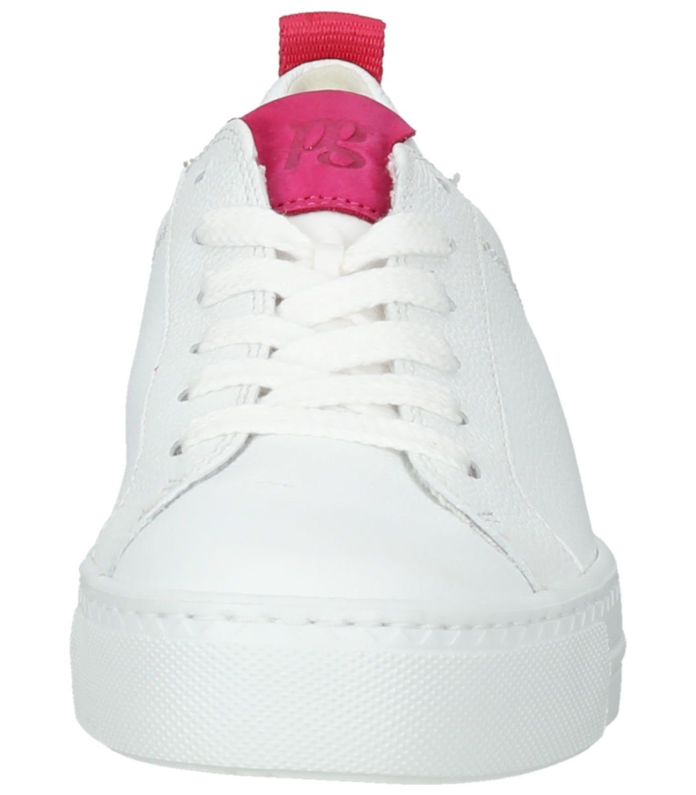 Paul Green Glattleder Weiß Sneaker Pink Sneaker