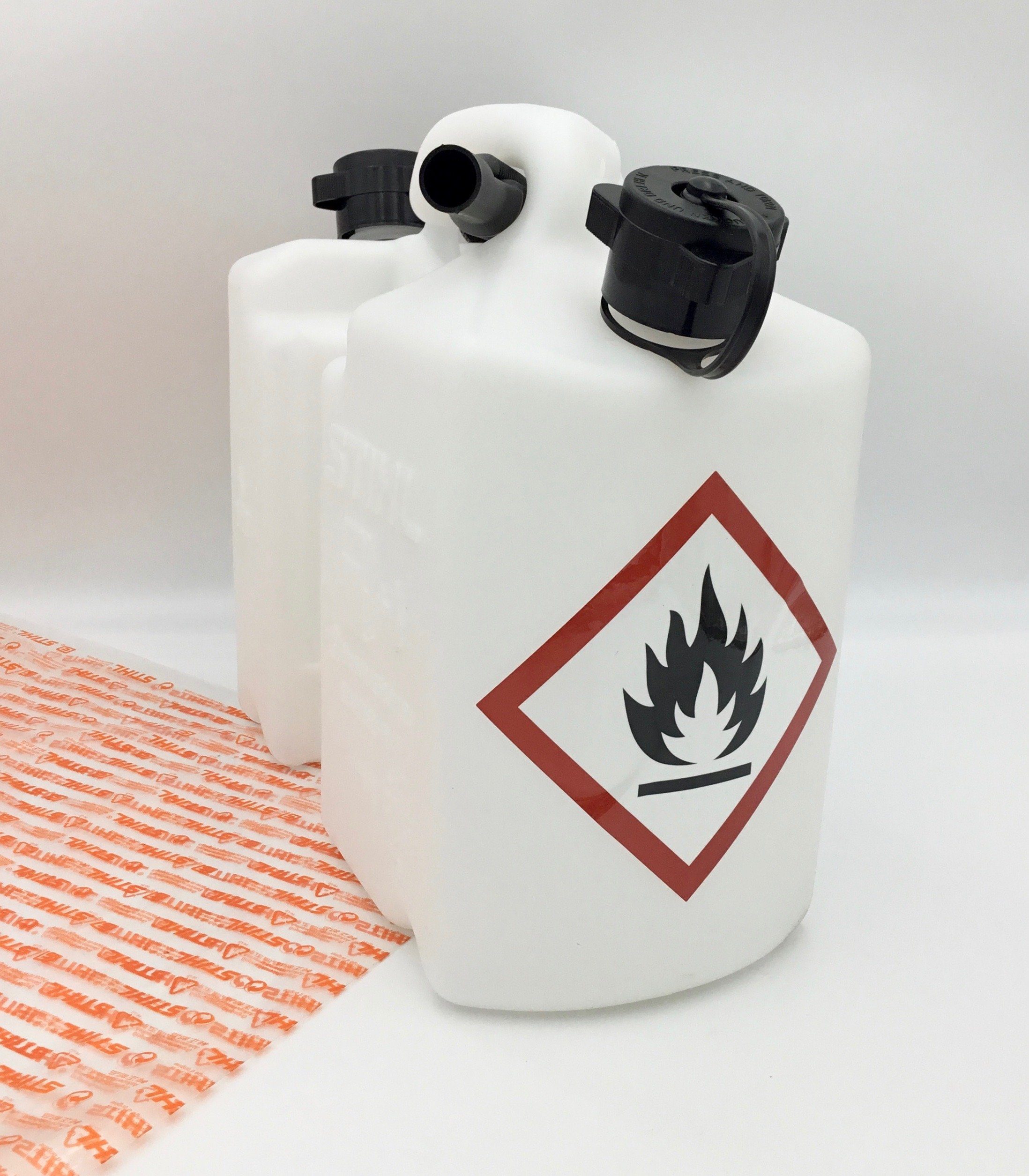 STIHL Benzinkanister KombiKanister Standard 5/3 L- transparent Doppelkanister 00008810120 (STIHL KombiKanister Standard 5 / 3 Liter transparent Doppelkanister 00008810120)