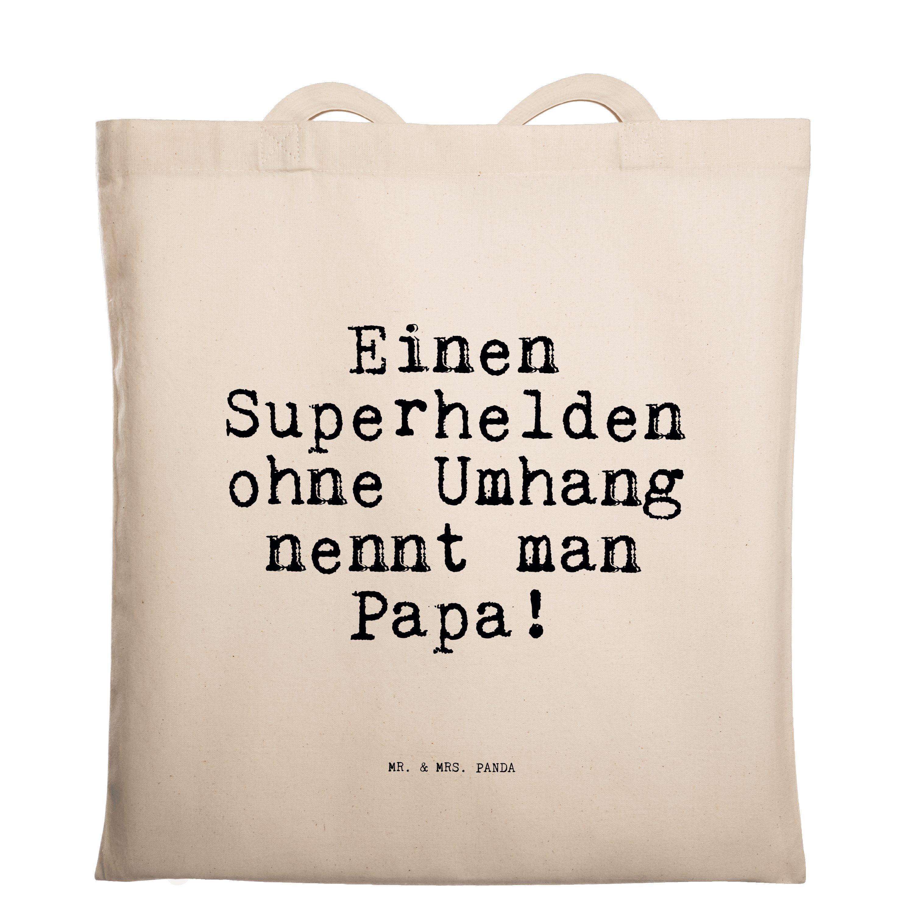 Mr. & Mrs. Panda Tragetasche »Einen Superhelden ohne Umhang