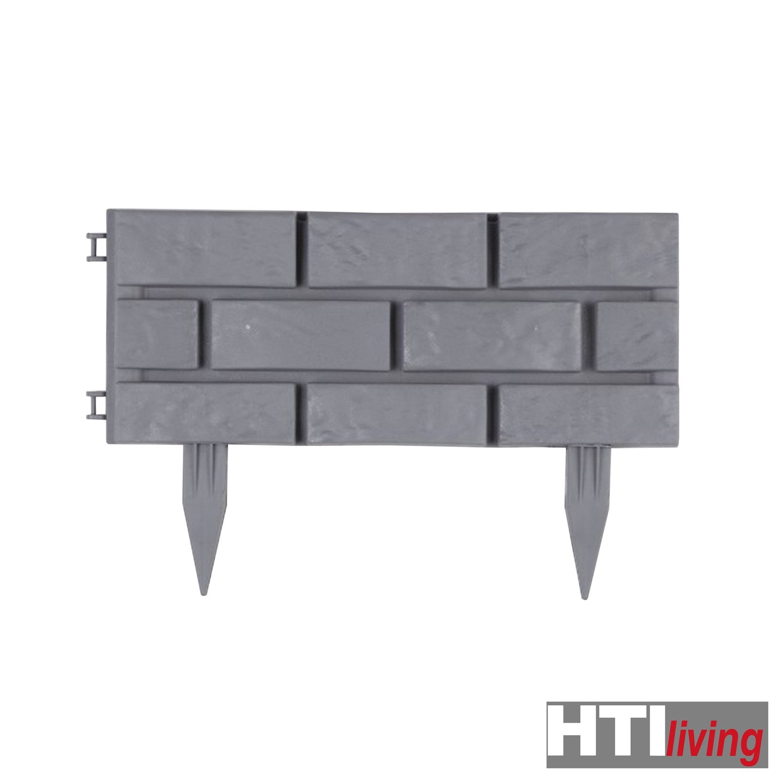 HTI-Living Beetumrandung Beeteinfassung Steinmauer Grau Nessa, LxH: 45x29 cm, Set, 4 Module, Beetbegrenzung Beetumrandung – Bild 2 von 4
