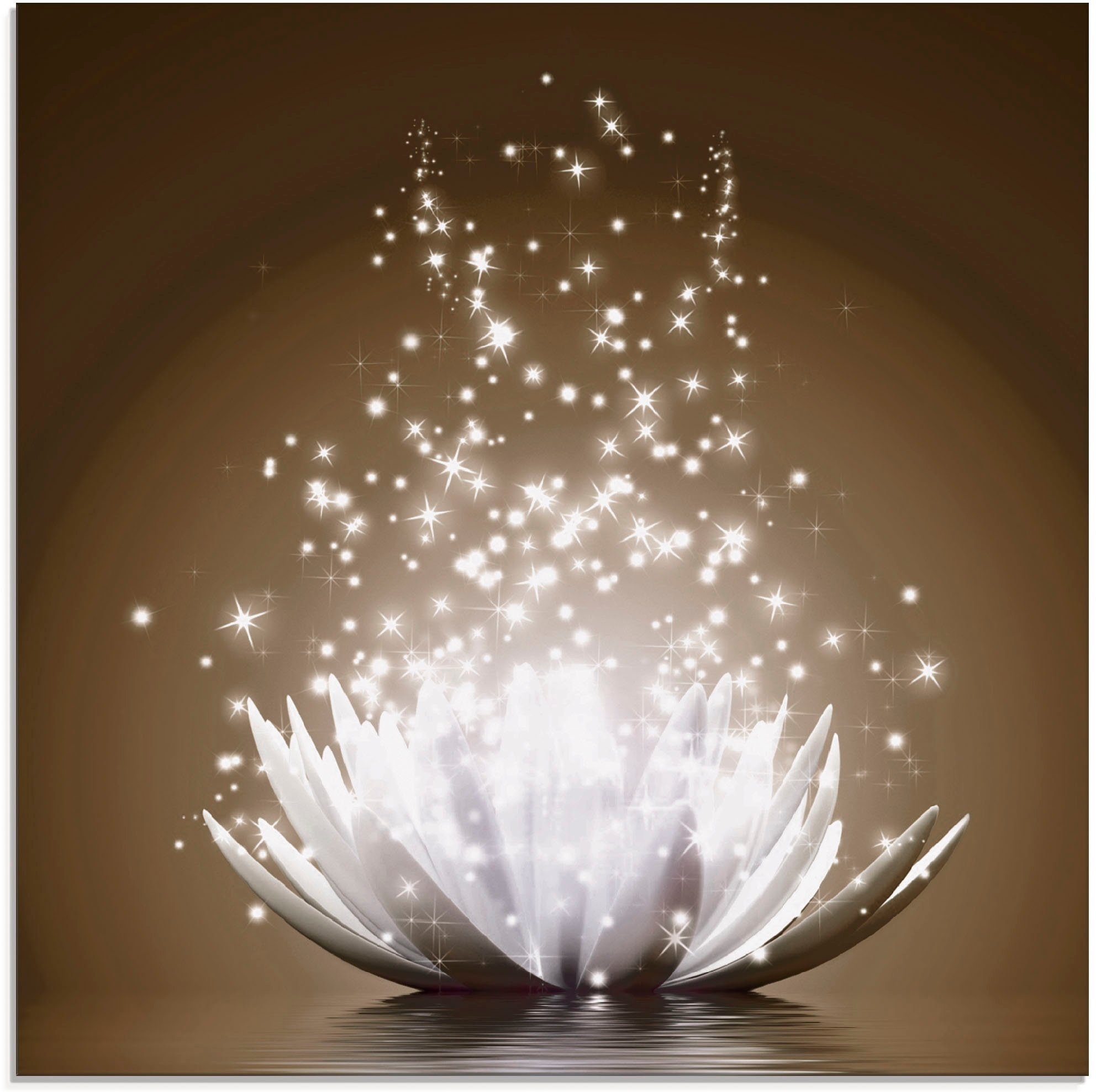 Artland Glasbild Magie der Lotus-Blume, Blumen günstig online kaufen