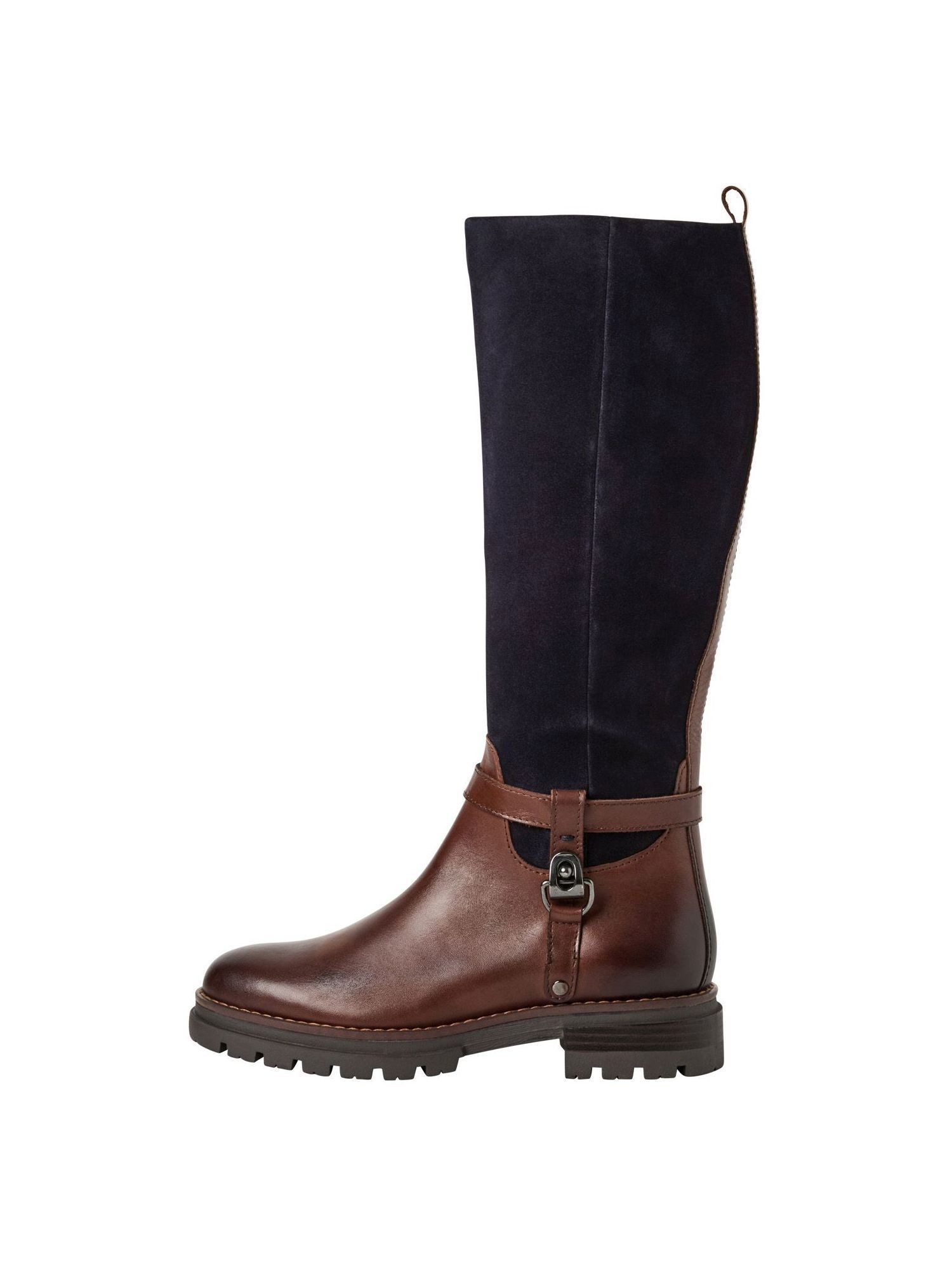 MARCO TOZZI FEEL aus Leder Blockabsatz 2-25603-43 Stiefel FEEL