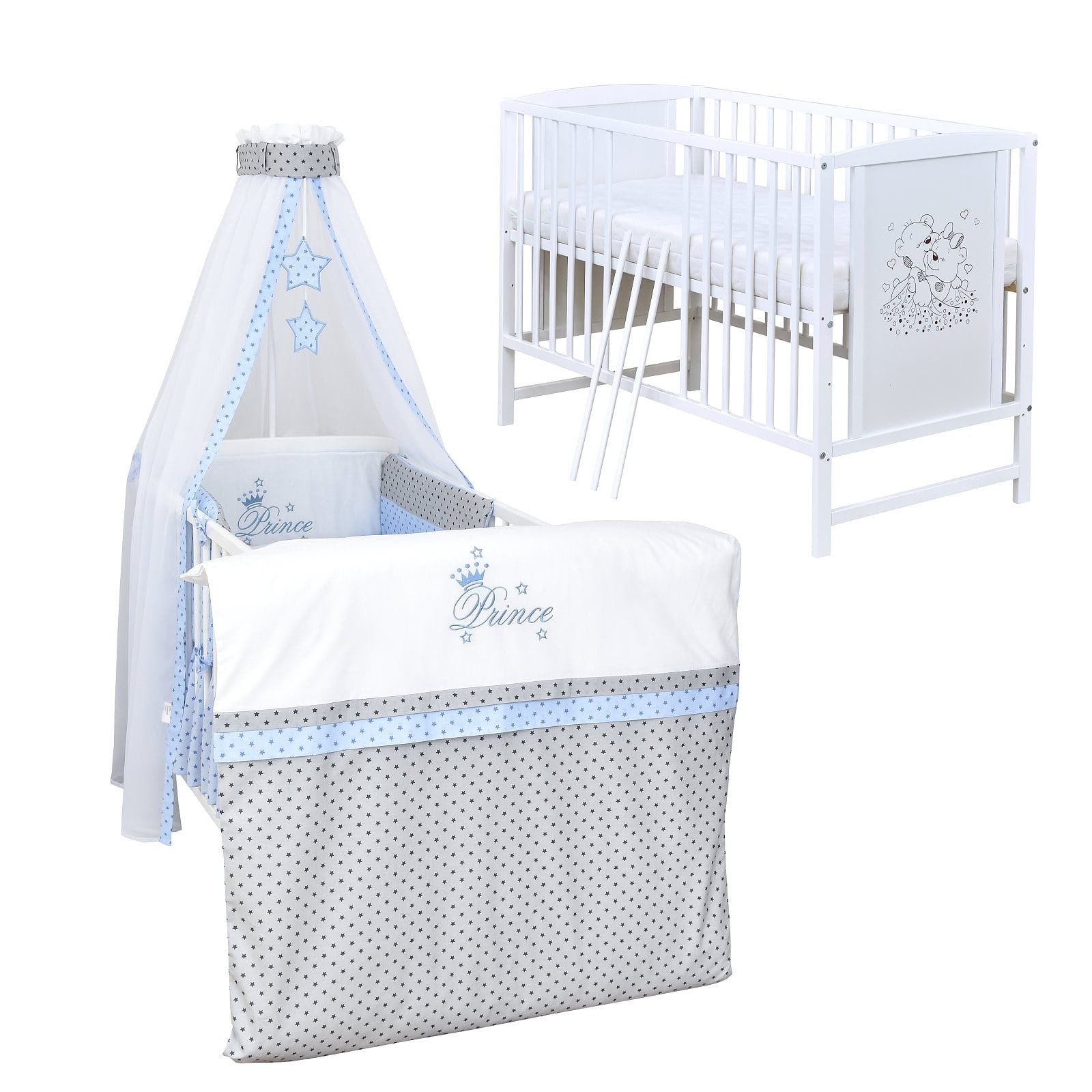Baby-Delux Komplettbett Babybett Mia Komplettset, 10-tlg., günstig online kaufen