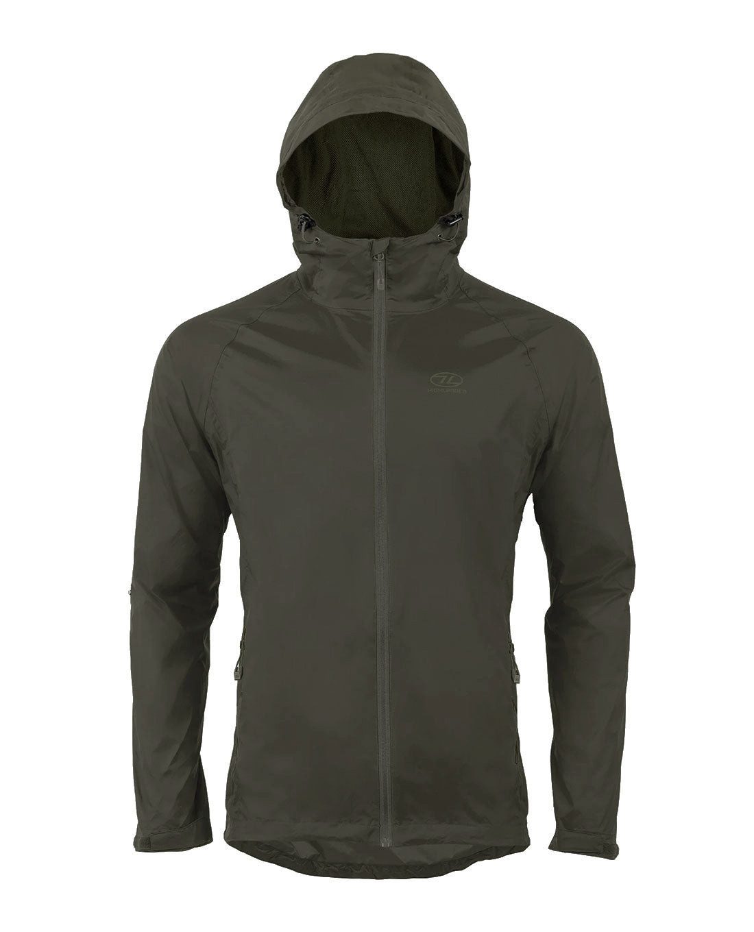 Highlander Funktionsjacke (BS19) Stow & Go Pack Away Waterproof Jacket Ranger Green
