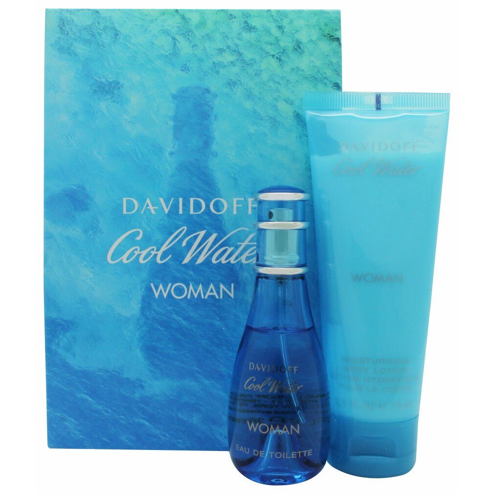 Duft-Set Cool Water Geschenkset 30ml EDT + 75ml Body Lotion
