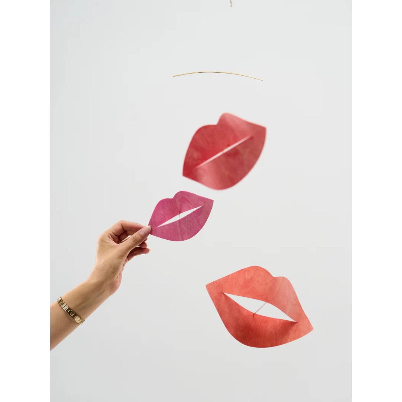 Flensted Mobiles Skulptur Mobile Kisses Colours