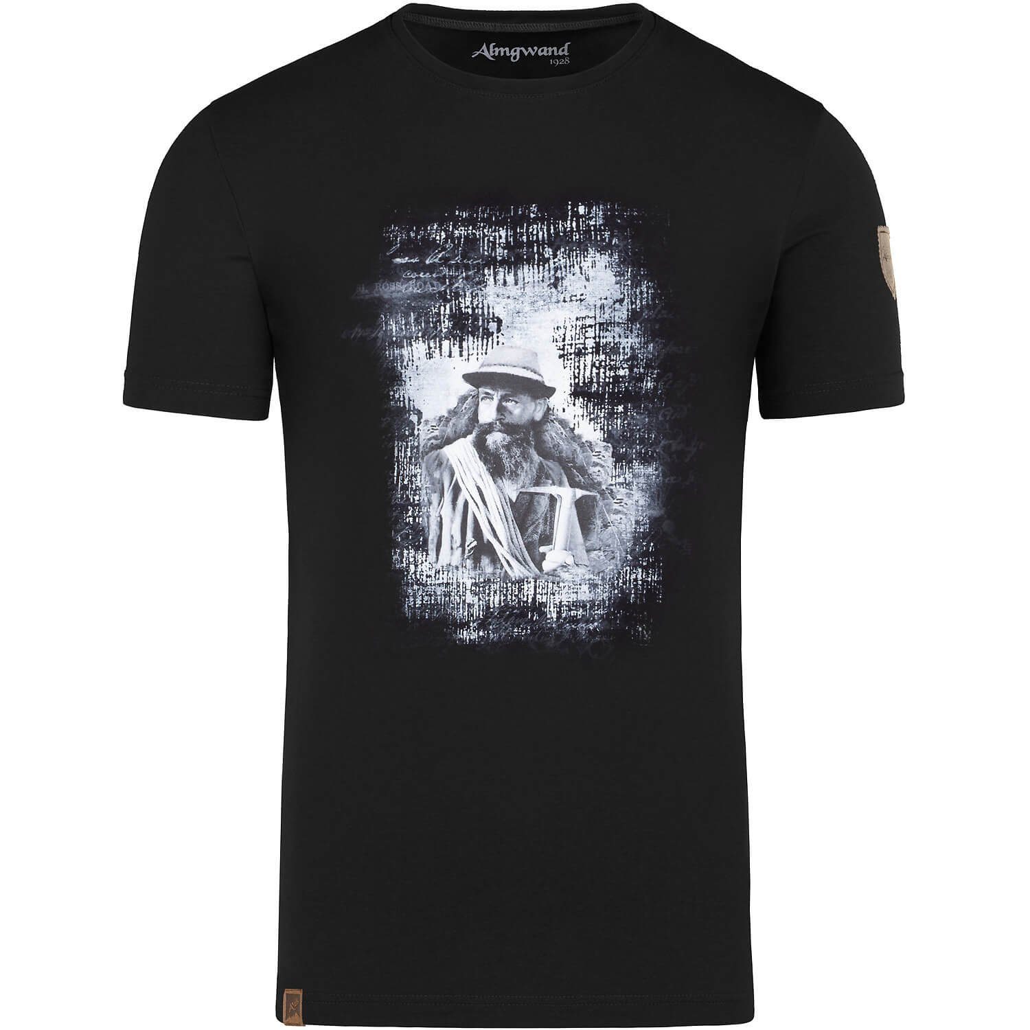 Almgwand T-Shirt T-Shirt Alpriedalm Schwarz | T-Shirts
