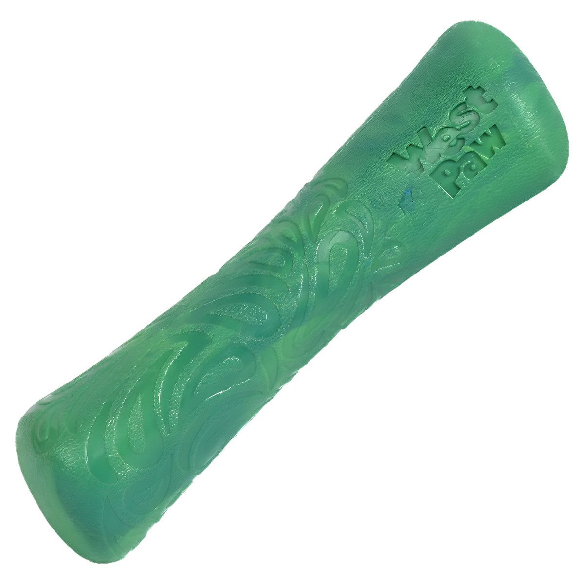 West Paw Spielknochen Hundespielzeug Zogoflex Seaflex Drifty grün, Größe: L / Maße: 21,5 x 5 cm