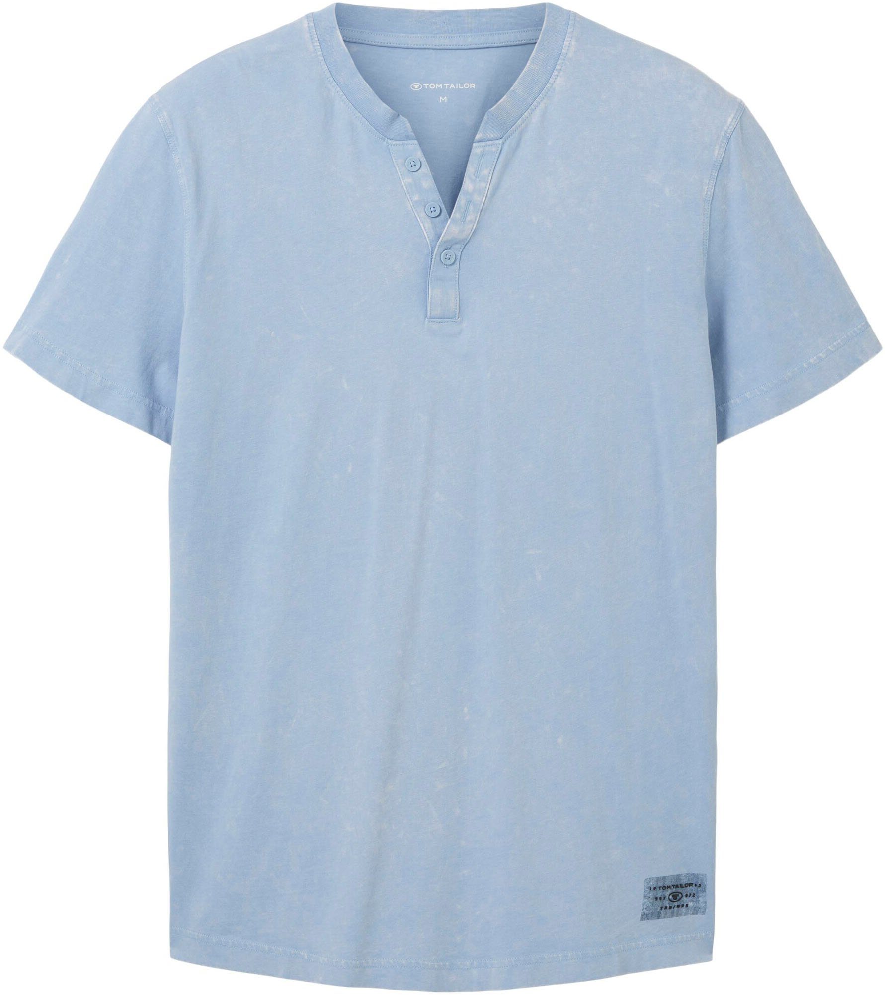 T-Shirt TOM TAILOR blau-gestr