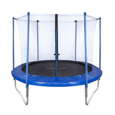 Body & Mind Gartentrampolin »Outdoor Trampolin mit Sicherheitsnetz«, Ø 250,00 cm, Kinder-Trampoline Set