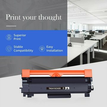 STAROVER Tonerpatrone 3000 Seiten TN2420 TN-2410 schwarz Toner für Brother, (MFC-L2710DW MFC-L2710DN MFC-L2750DW), HL-L2350DW HL-L2730DN DCP-L2530DW