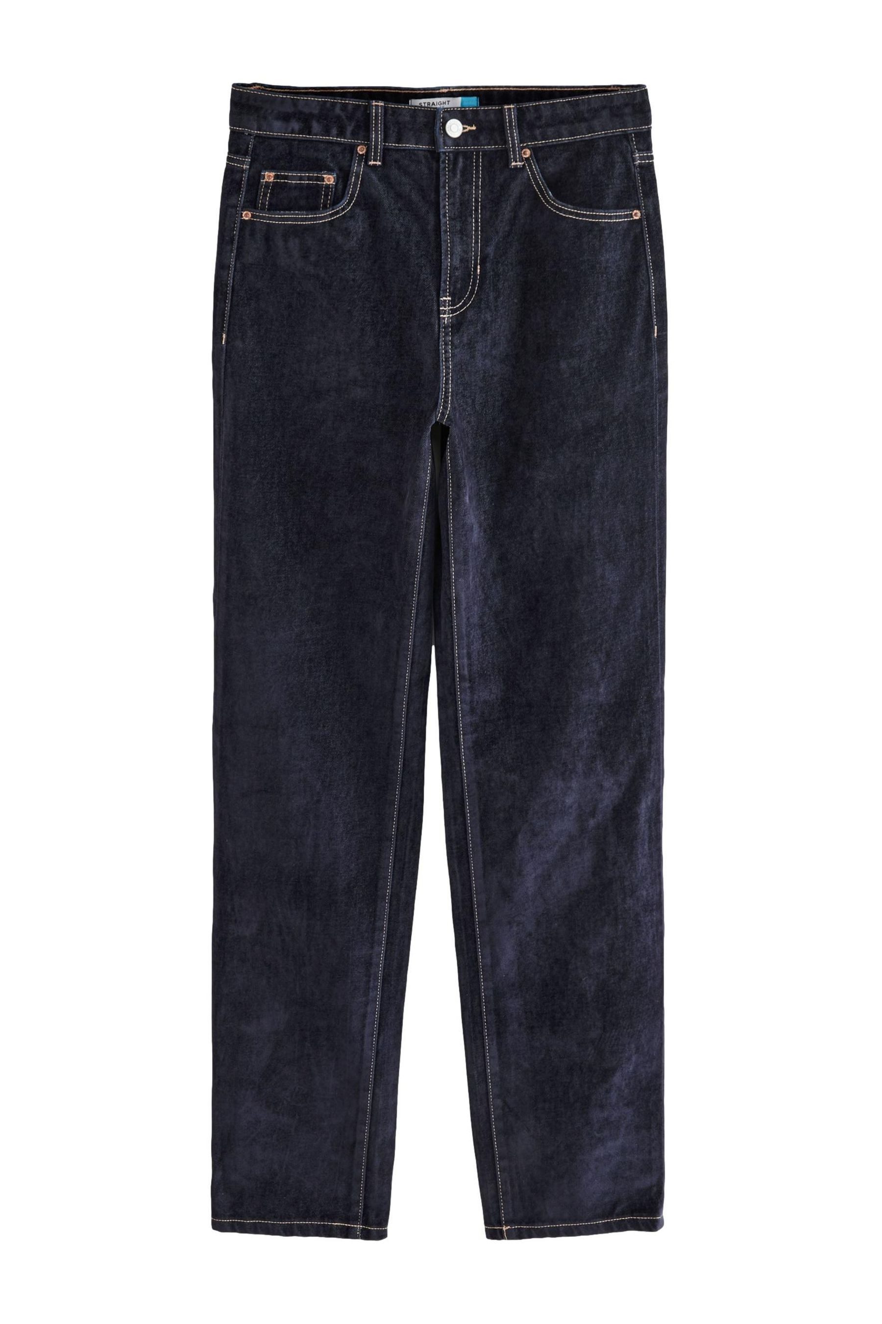 Next Straight-Jeans Steife Straight Fit Jeans (1-tlg)