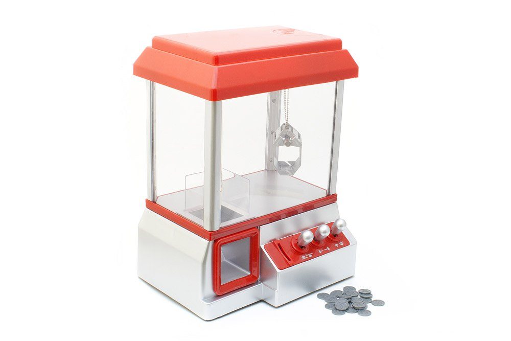 Goods+Gadgets Spieltisch Spieltisch Candy Grabber – Süßigkeitenautomat mit Greifarm & Joystick, (Spielautomat), Süßigkeiten Greifautomat