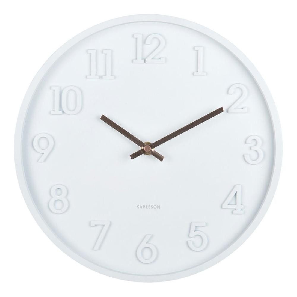 Karlsson Uhr Wanduhr Calma Weiß günstig online kaufen