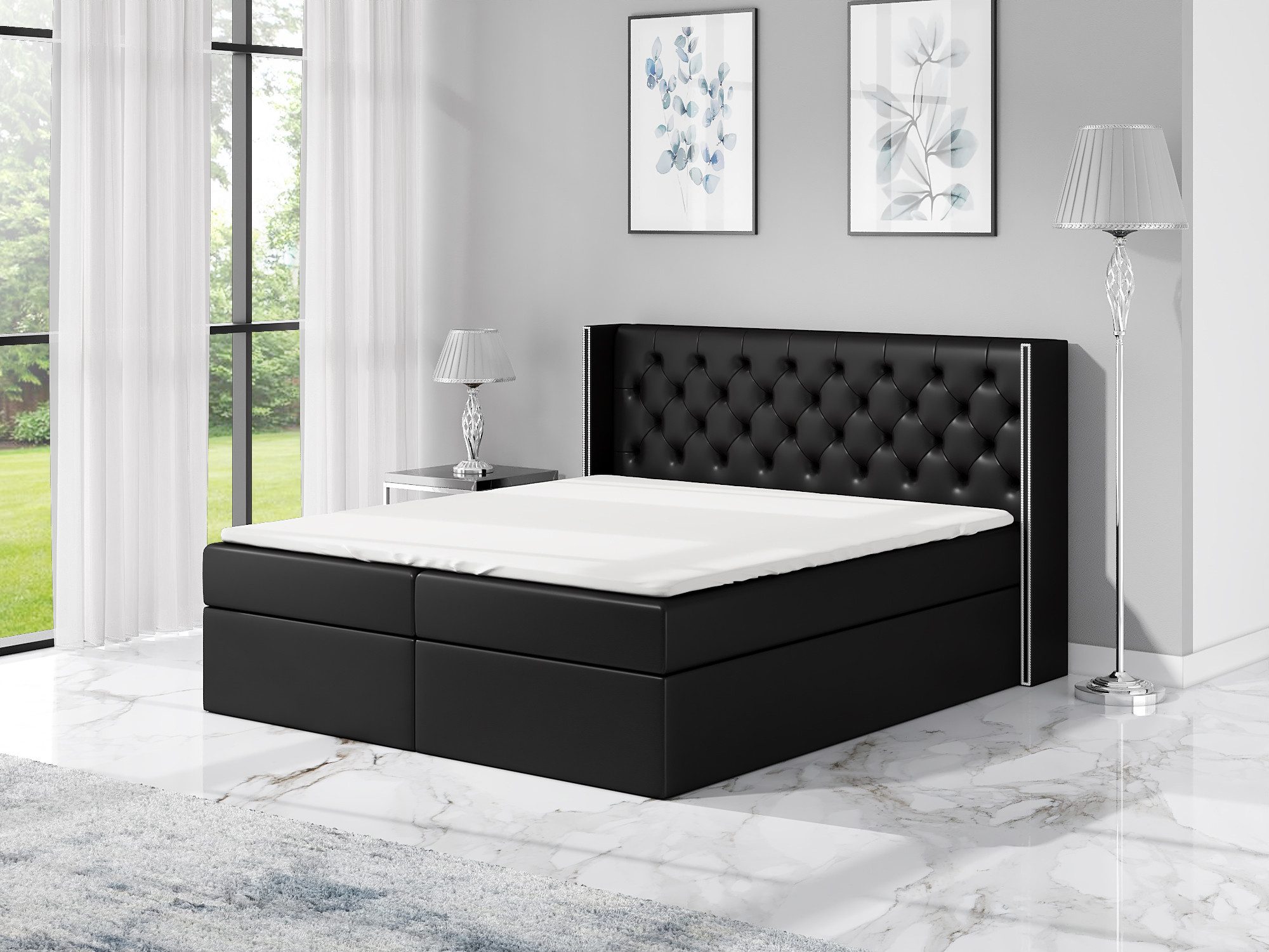 A&J MöbelLand GmbH Boxspringbett ASTA mit günstig online kaufen