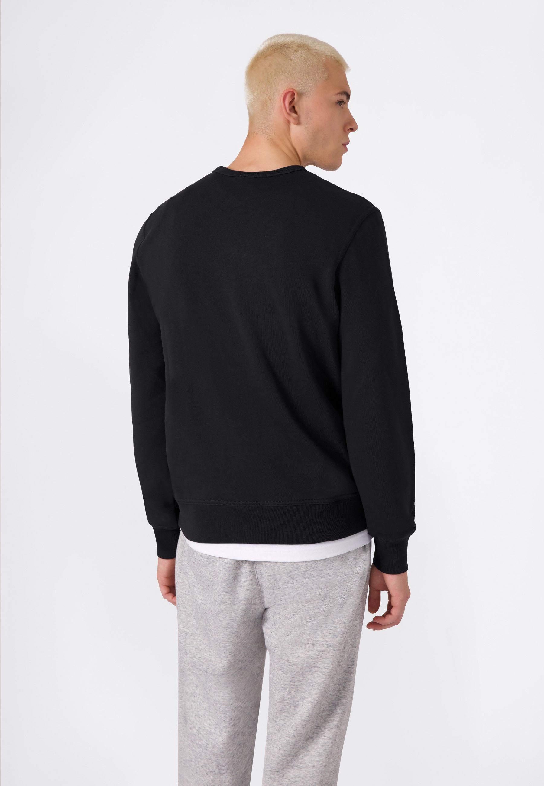 Champion Sweatshirt ICONS CONTRAST Fleece Crewneck Sweatshirt mit Crewneck-Ausschnitt, aus Baumwolle und Polyester