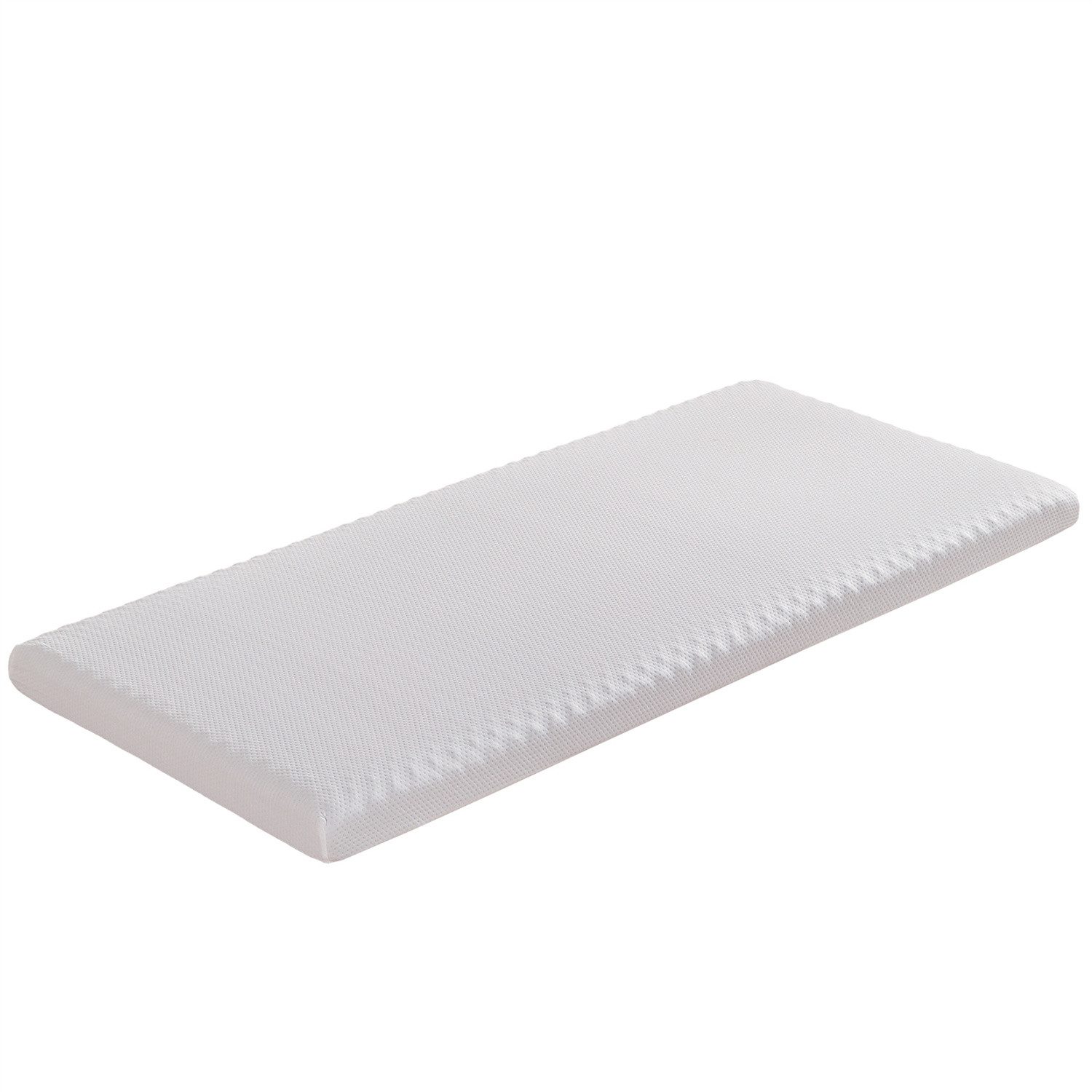 Komfortschaummatratze Einzelmatratzen,Matratzen für Kinder,Jugendliche 90x200cm, Wenta, (Wabengewebe, Bambuskohleschwamm, ergonomisch, atmungsaktiv und langlebig), Weiße Bezug + Graue 23D Schwamm, Härte H3