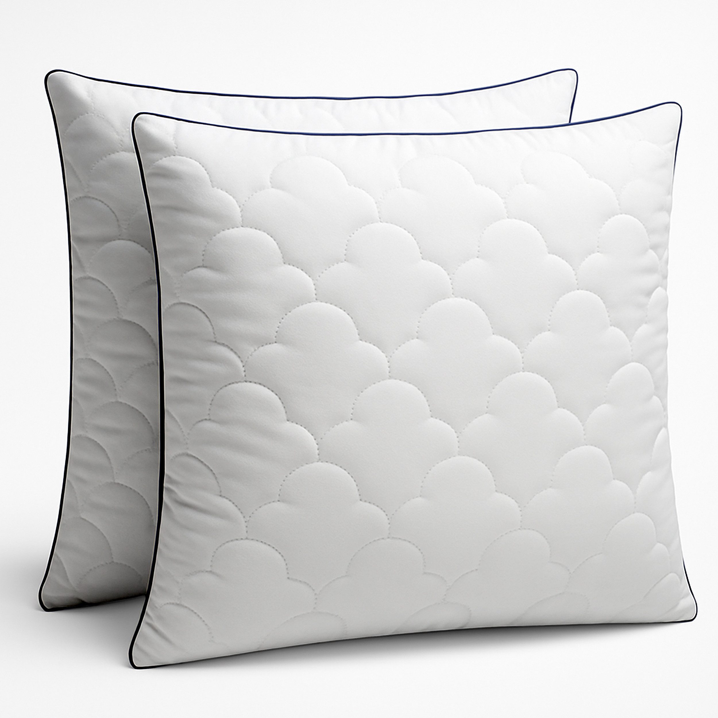 Gentle North Microfaserkissen Hochwertige Kopfkissen in Hotelqualität - verschiedene Größen, Füllung: 100% Polyester, Seitschläfer, Rückenschläfer, Seitenschläfer, Bauchschläfer, 1- oder 2-tlg., Reißverschluss für Füllung, waschbar, Made in EU, allergikerfreundlich