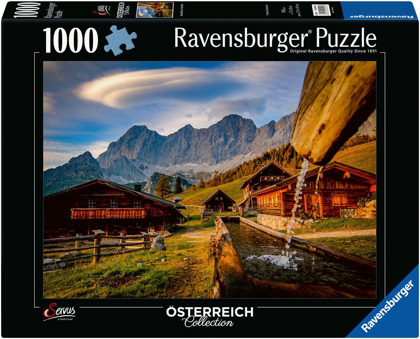Ravensburger Puzzle Neustattalm am Dachstein, 1000 Puzzleteile, Made in Ger günstig online kaufen