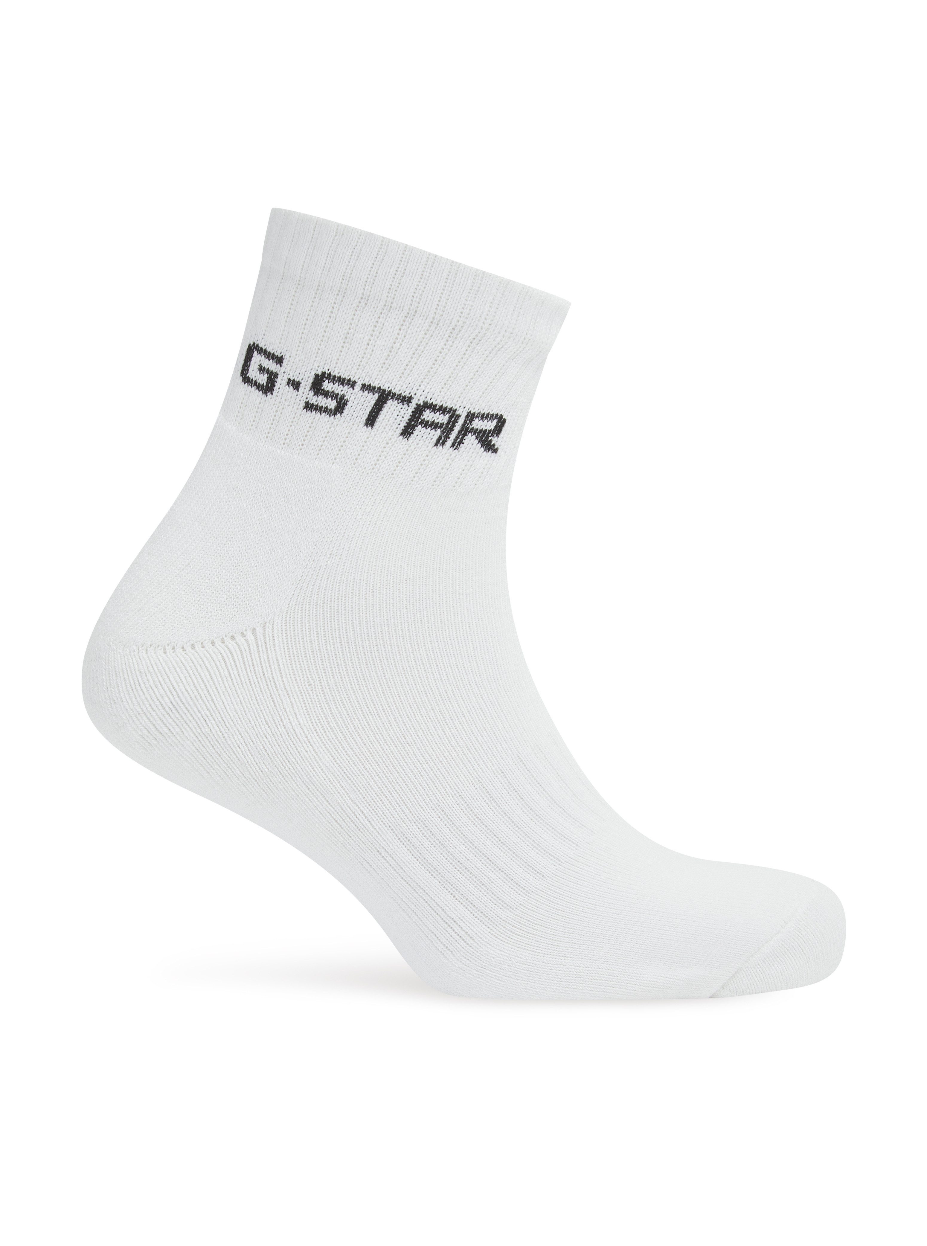G-STAR Kurzsocken GROVE, 3 PACK ANKLE SPORTS SOCKS (Packung, 3-Paar) mit Logo-Jacquard