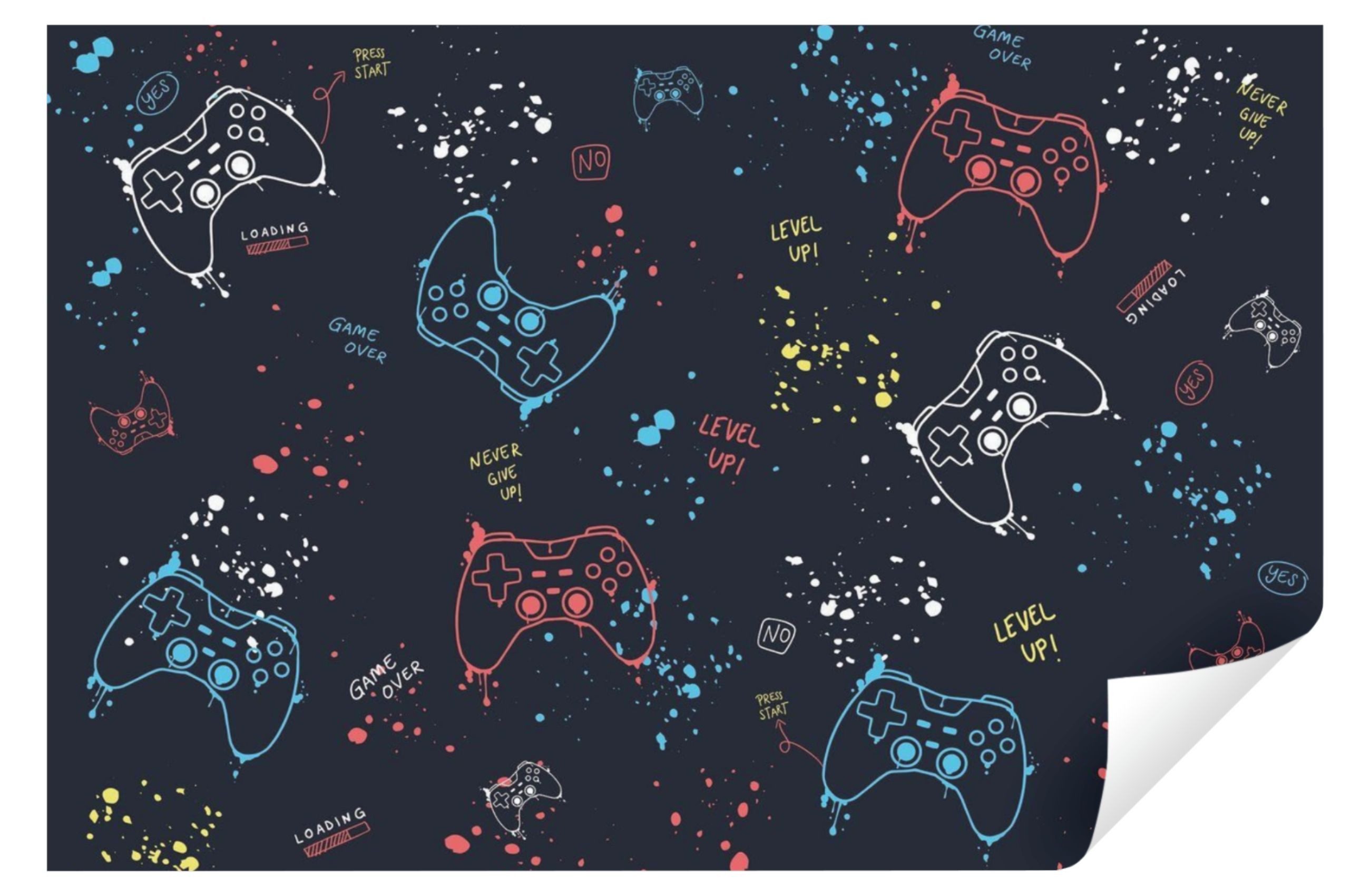 Wallarena Fototapete Kinderzimmer Jungen Game Pad günstig online kaufen