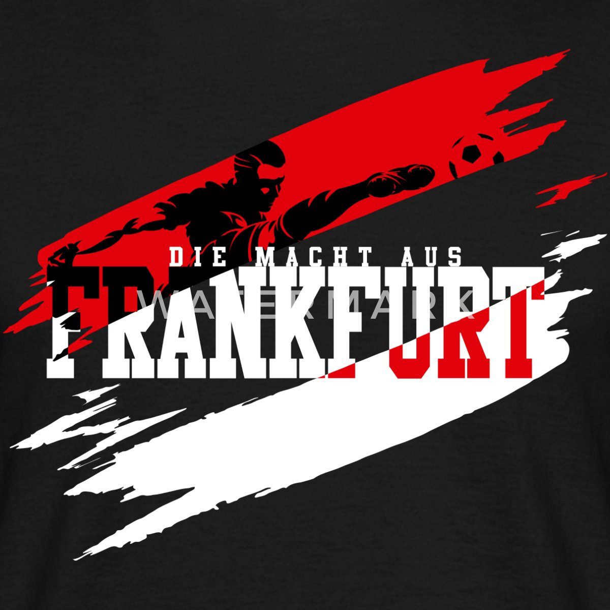 Spreadshirt T-Shirt Die Macht Aus Frankfurt günstig online kaufen