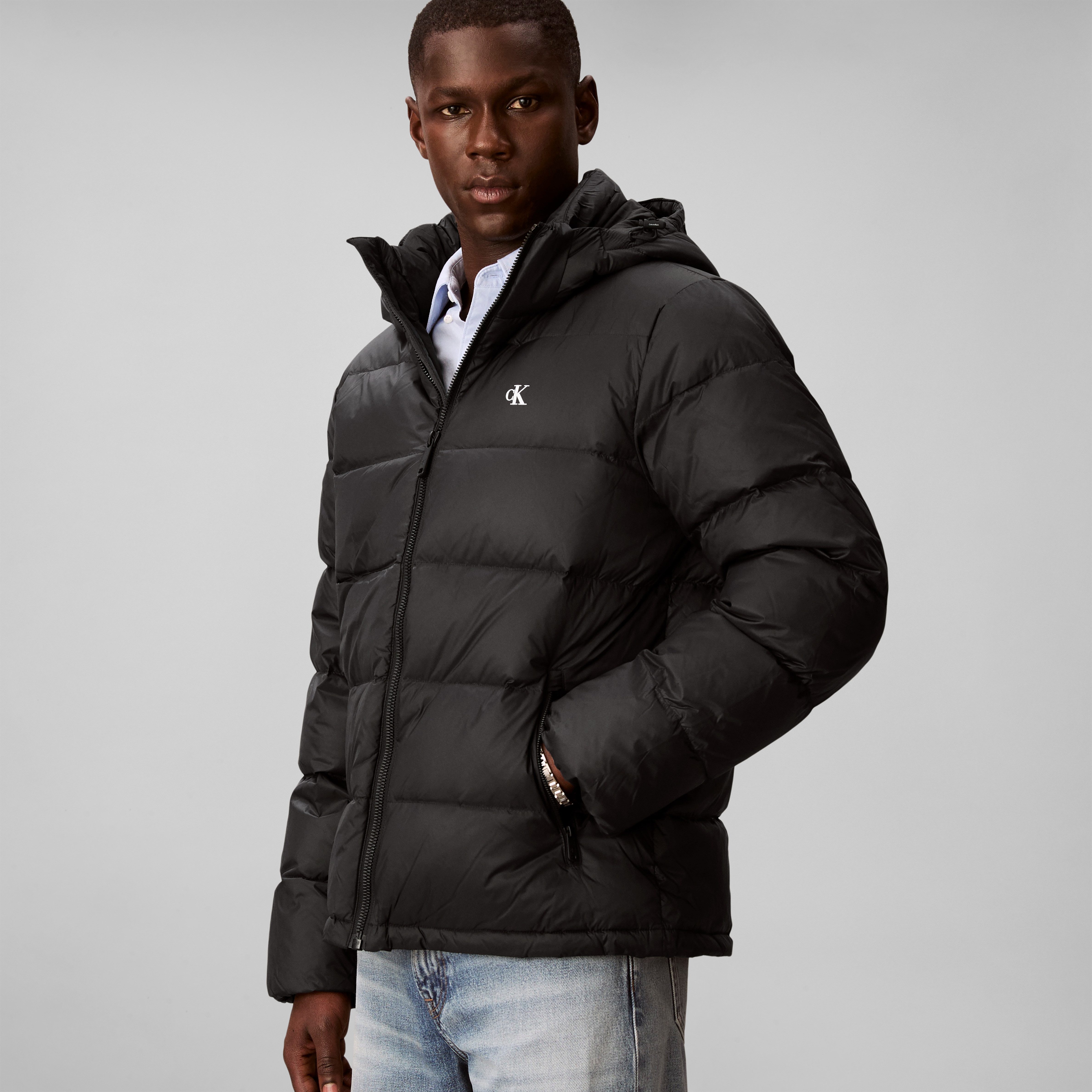 Calvin Klein Jeans Steppjacke Kapuze, Regular Fit, warm wattiert