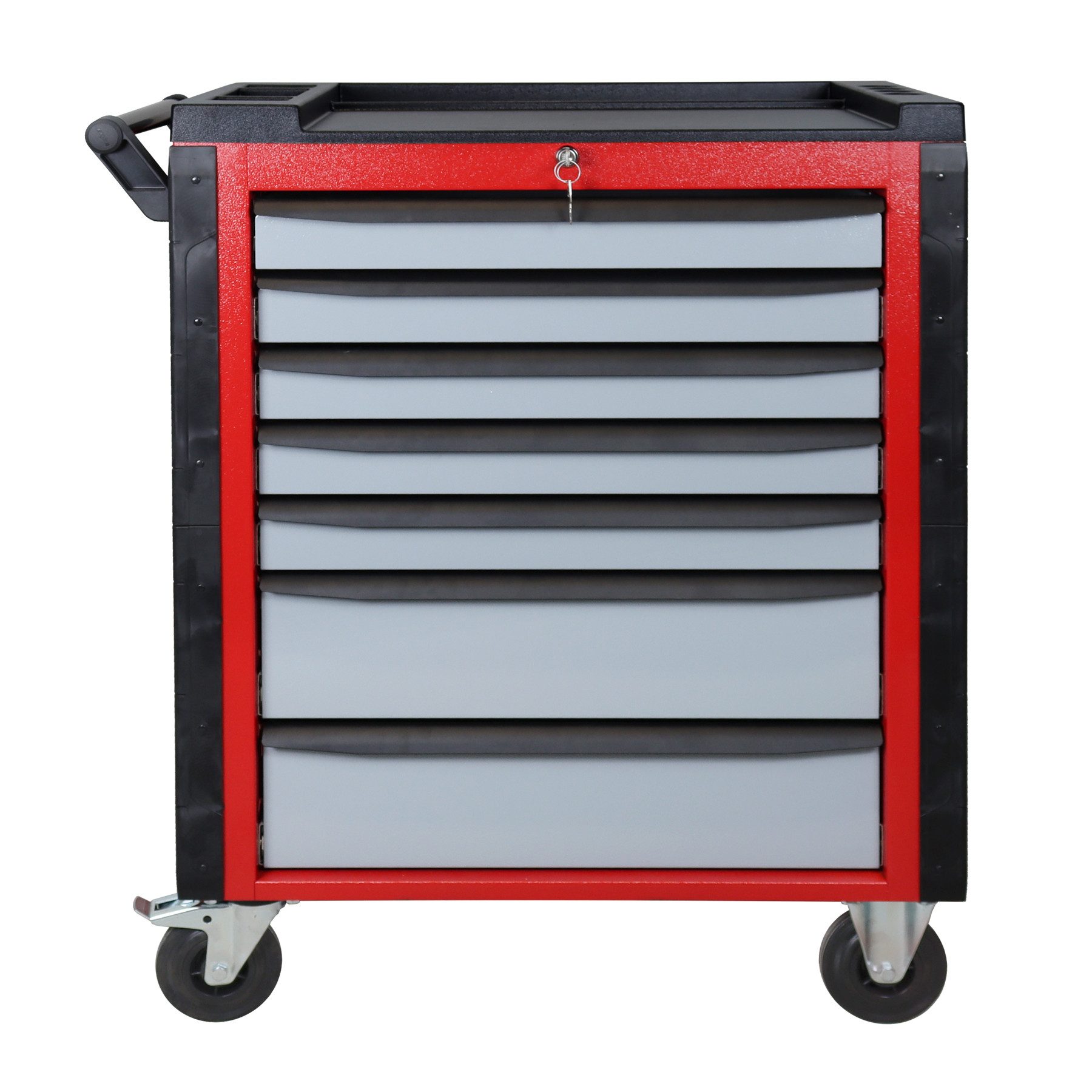 Werkstattwagen Werkstattwagen Cheetah, HxBxT 98,5x75x47,5cm, Feuerrot/Silbergrau