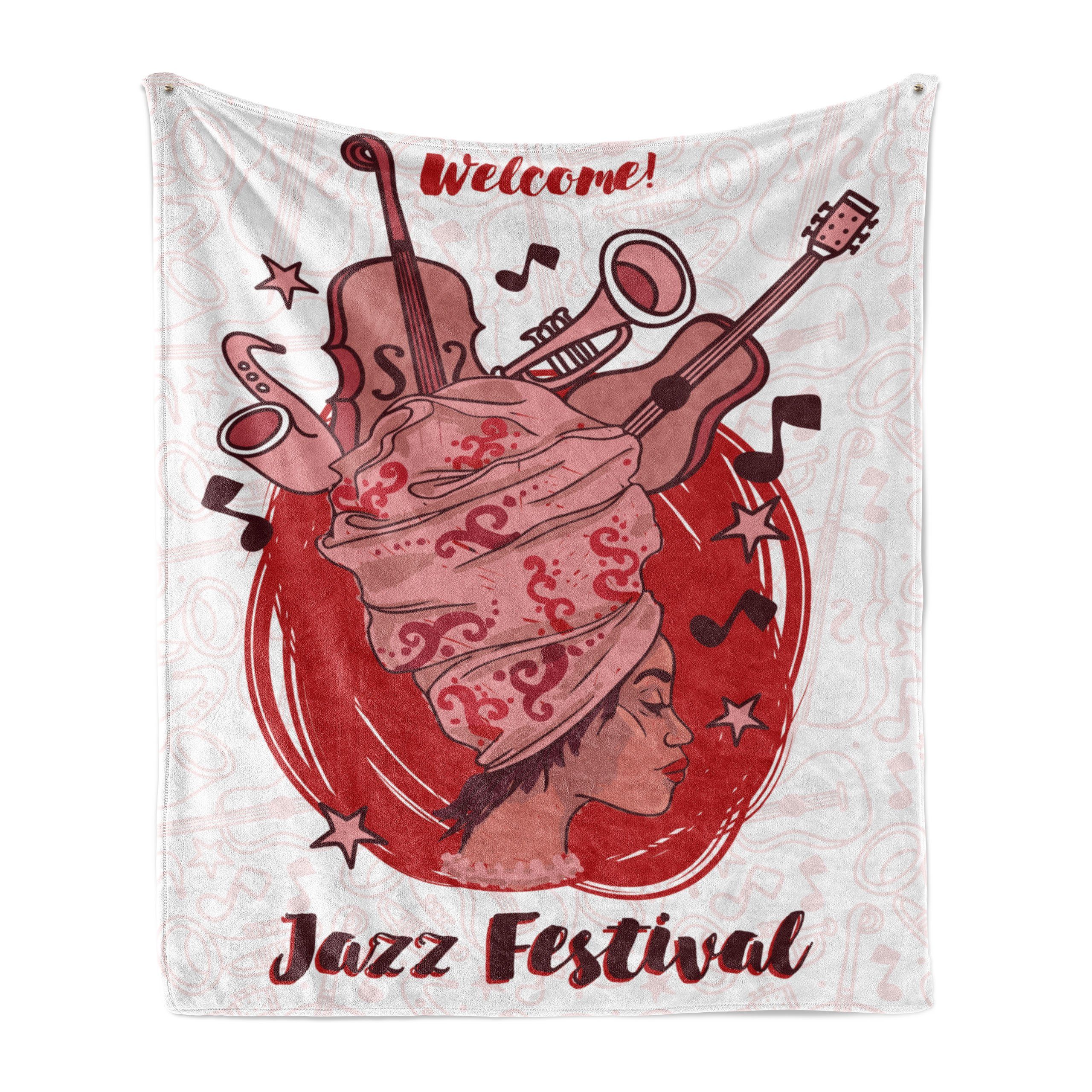 Wohndecke Jazz und den Gemütlicher Festival Willkommen Außenbereich, Plüsch Innen- Abakuhaus, für Charleston