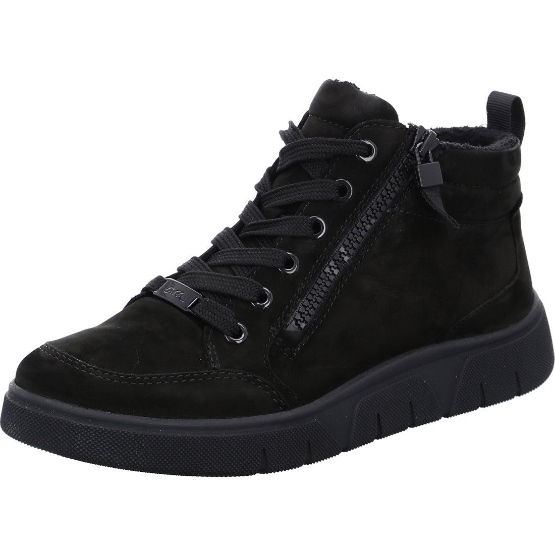 Nubuk schwarz Schuhe, Ara Ara Rom-Sport Sneaker - Sneaker Damen 046707