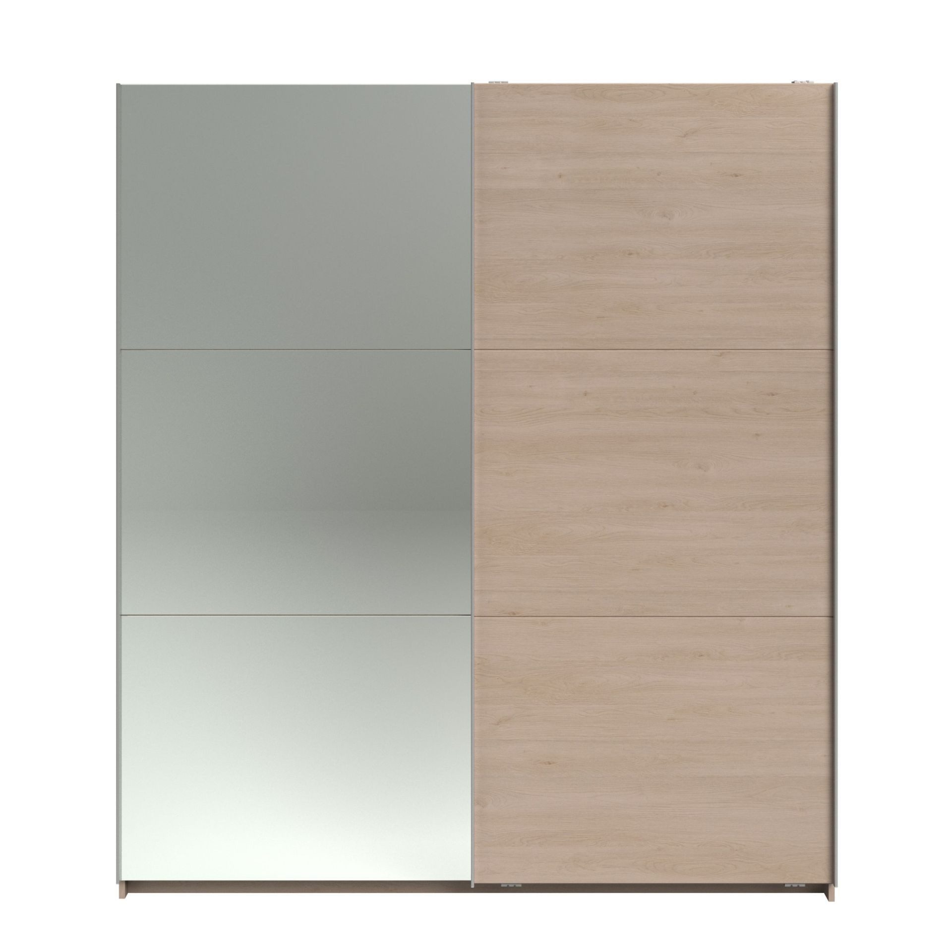 Faizee Home Kleiderschrank Parisot Swing 8 Kleiderschrank 178 cm Eiche Jackson mit Spiegel