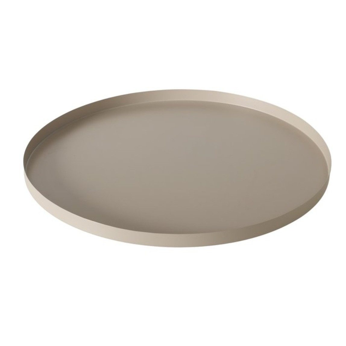 BOLTZE Tablett Nordic beige D40cm beige matt