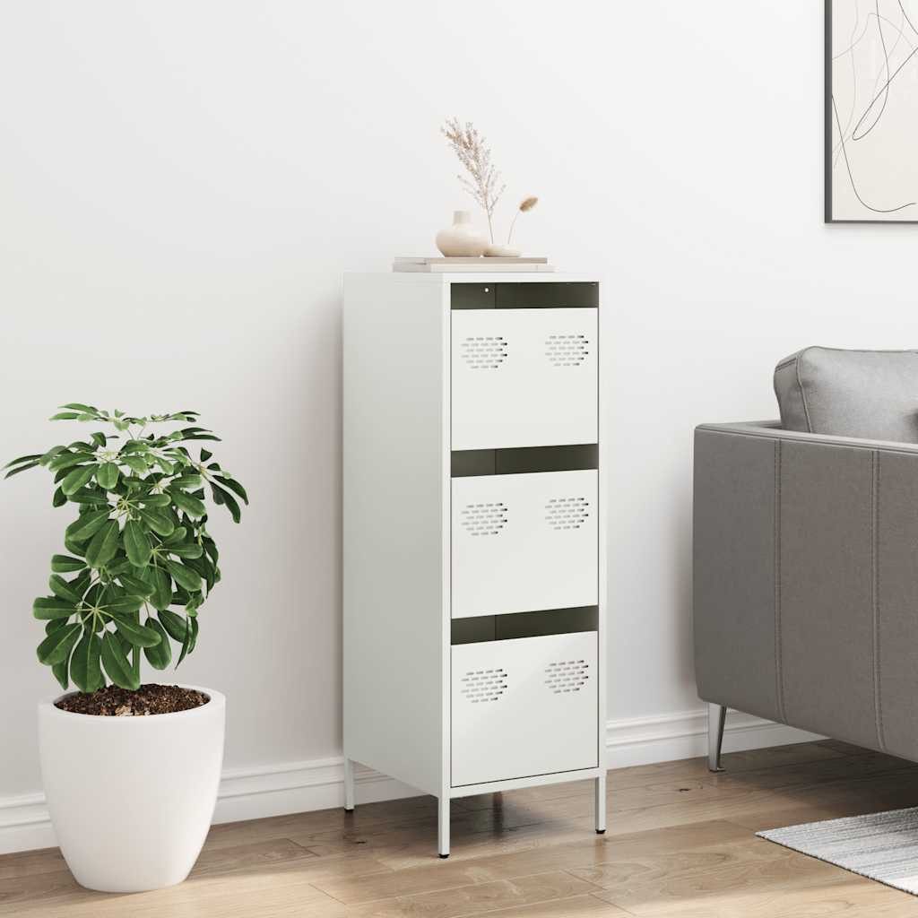 vidaXL Highboard Highboard Weiß 39x35x103,5 cm günstig online kaufen