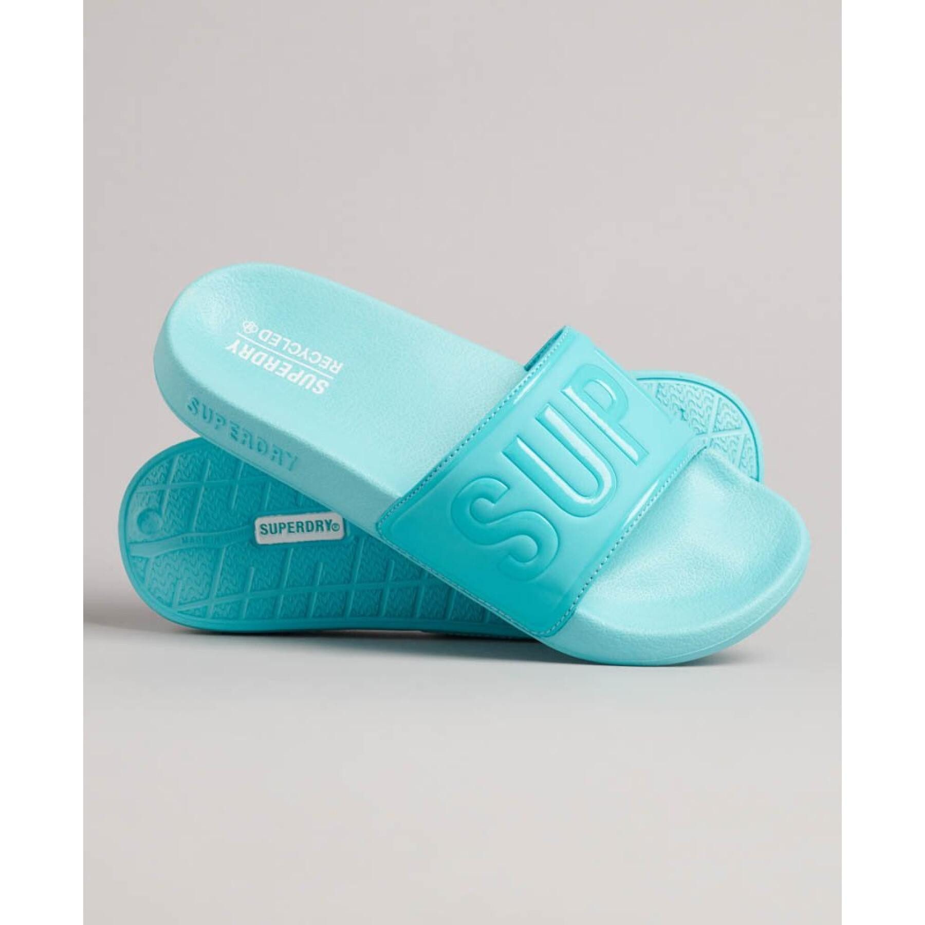 Superdry Code Core Vegan Pool Slide * Badesandale