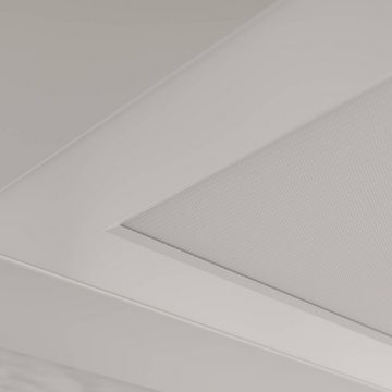 Arcchio LED Panel Nesley, LED-Leuchtmittel fest verbaut, universalweiß, Kunststoff, Aluminium, weiß (RAL 9016), 1 flammig, inkl. Leuchtmittel