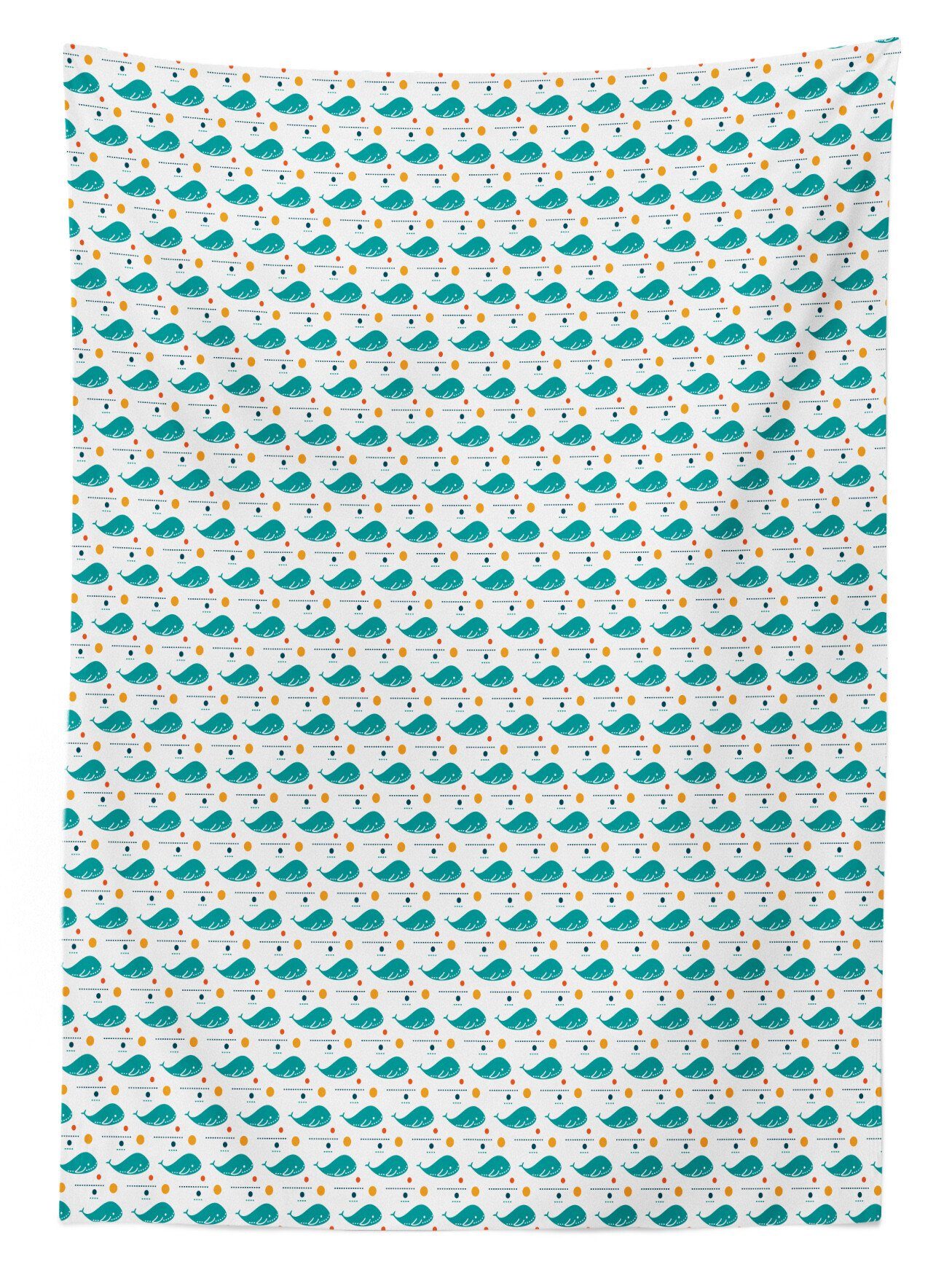 Abakuhaus Tischdecke Farbfest Farben, Bereich geeignet Fisch Säugetier Für Klare Außen den Wal Big Waschbar Ozean