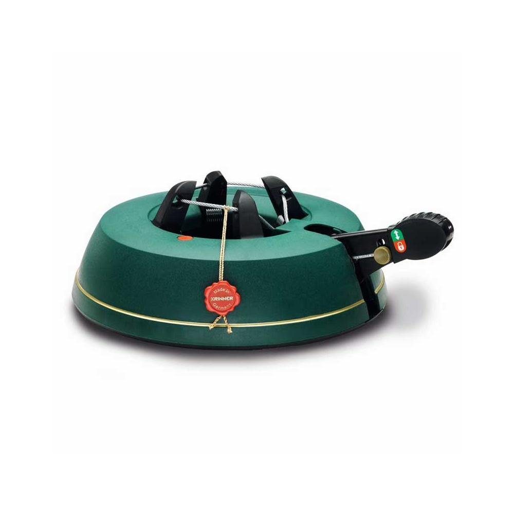 Krinner Christbaumständer KRINNER Basic S (1-tlg), Original-Rundum-Einseil-Technik, Einfach den Baum in den Ständer stellen, das Fußpedal treten, fertig!