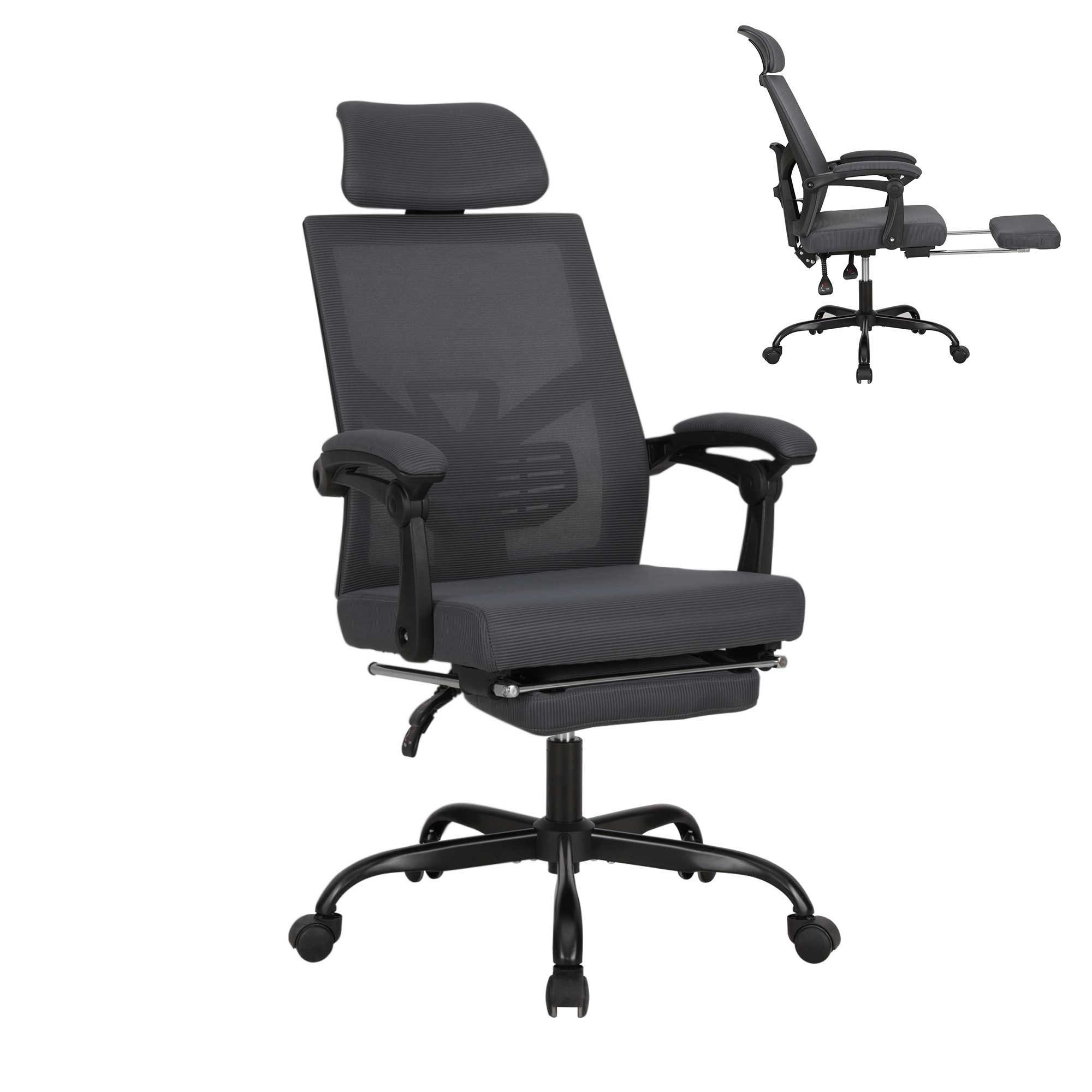 UEV Bürostuhl Schreibtischstuhl ergonomisch,Chefsessel bis 136 kg Höhenvers günstig online kaufen