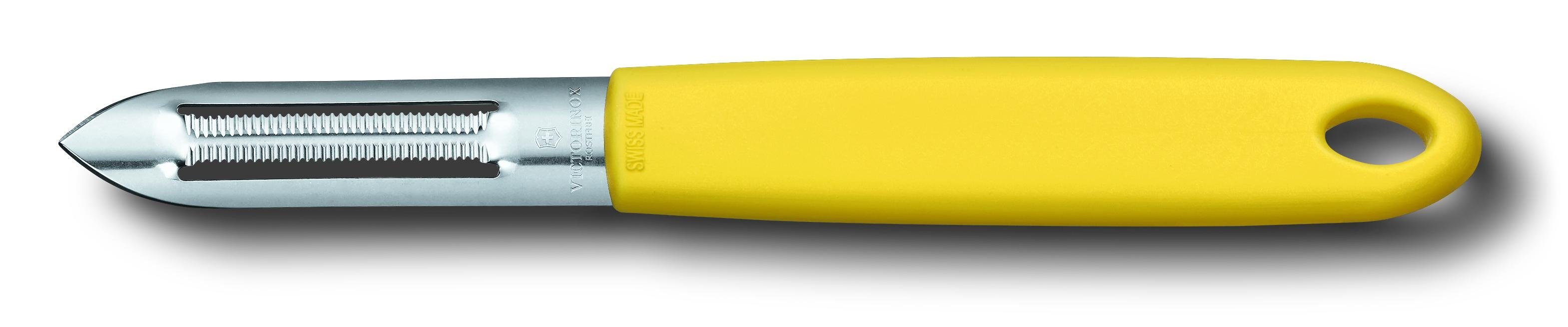 Victorinox Taschenmesser Sparschäler mit Zackenschliffklinge, gelb