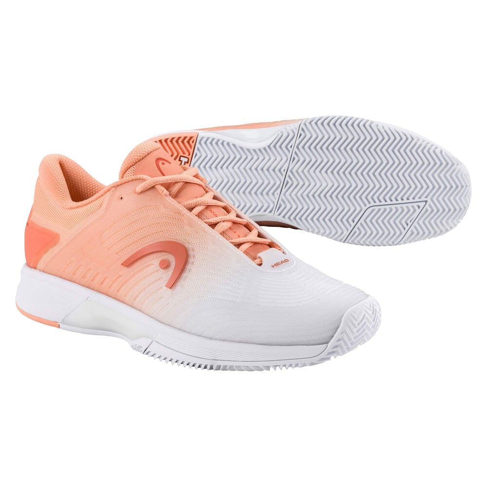 Head Revolt Pro 4.5 Clay/Sandplatz 2025 coralorange/weiss Damen Tennisschuh
