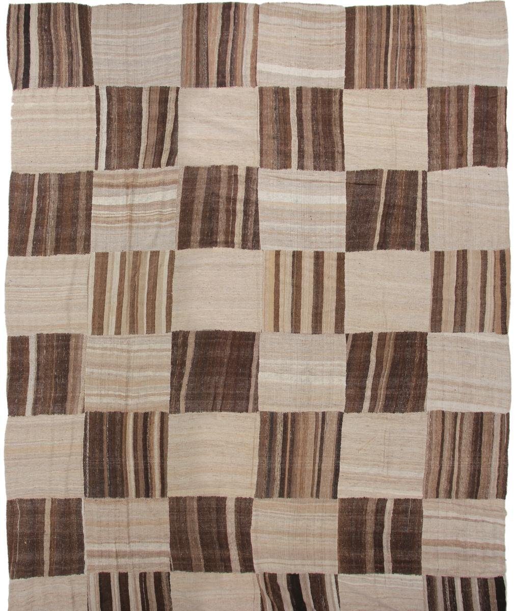 Orientteppich Kelim Fars Antik 377x530 Handgewebter Orientteppich / Perserteppich, Nain Trading, rechteckig, Höhe: 4 mm